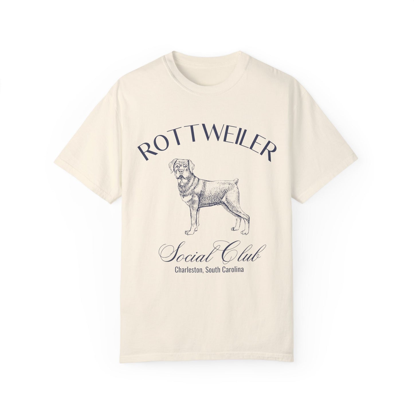 Rottweiler Shirt | Dog Grandma Gift | Big Dog Breed | New Dog Shirts for her | Social Club Shirt | Trendy Puppy Mom Gifts | Fun Dog Tees