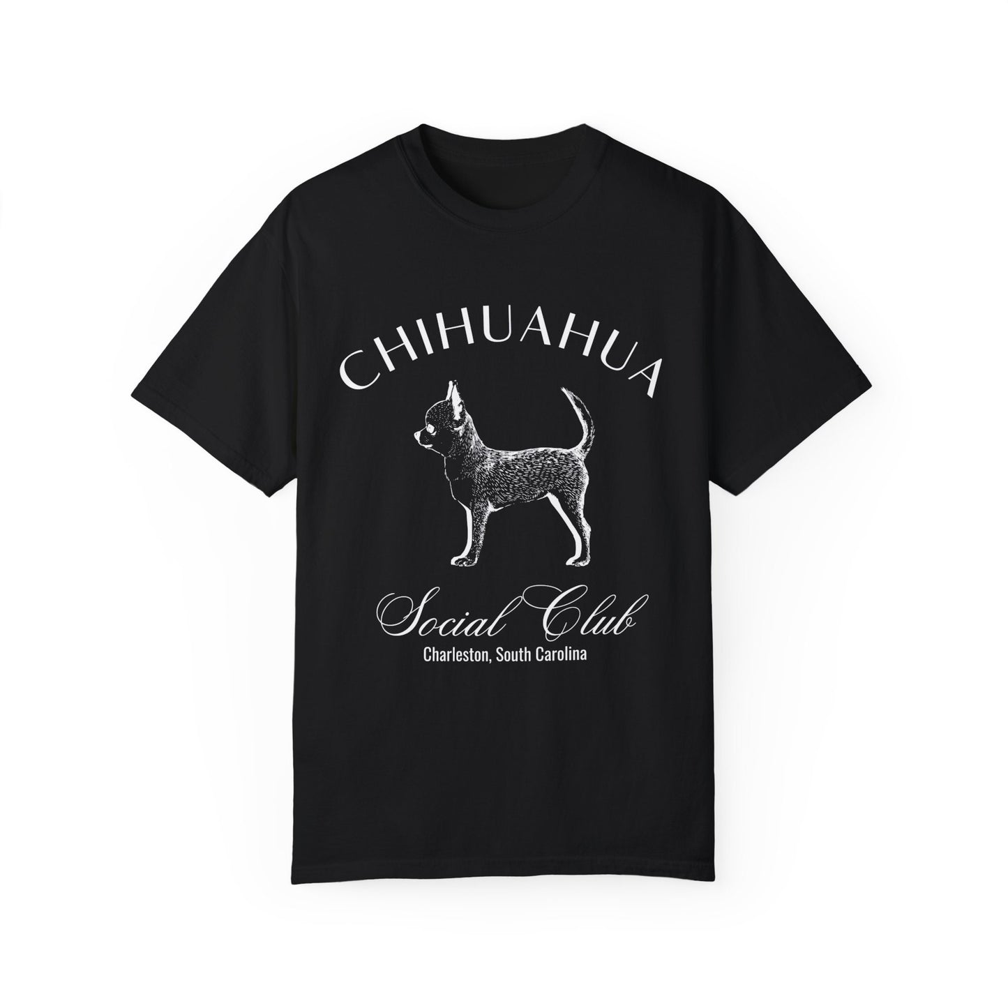 Chihuahua Shirt | Dog Mama T-shirts | Dog Grandma Gift | Cute Birthday Gifts for her | Social Club Shirt | Small Dog Breed | Fun Dog T-Shirt