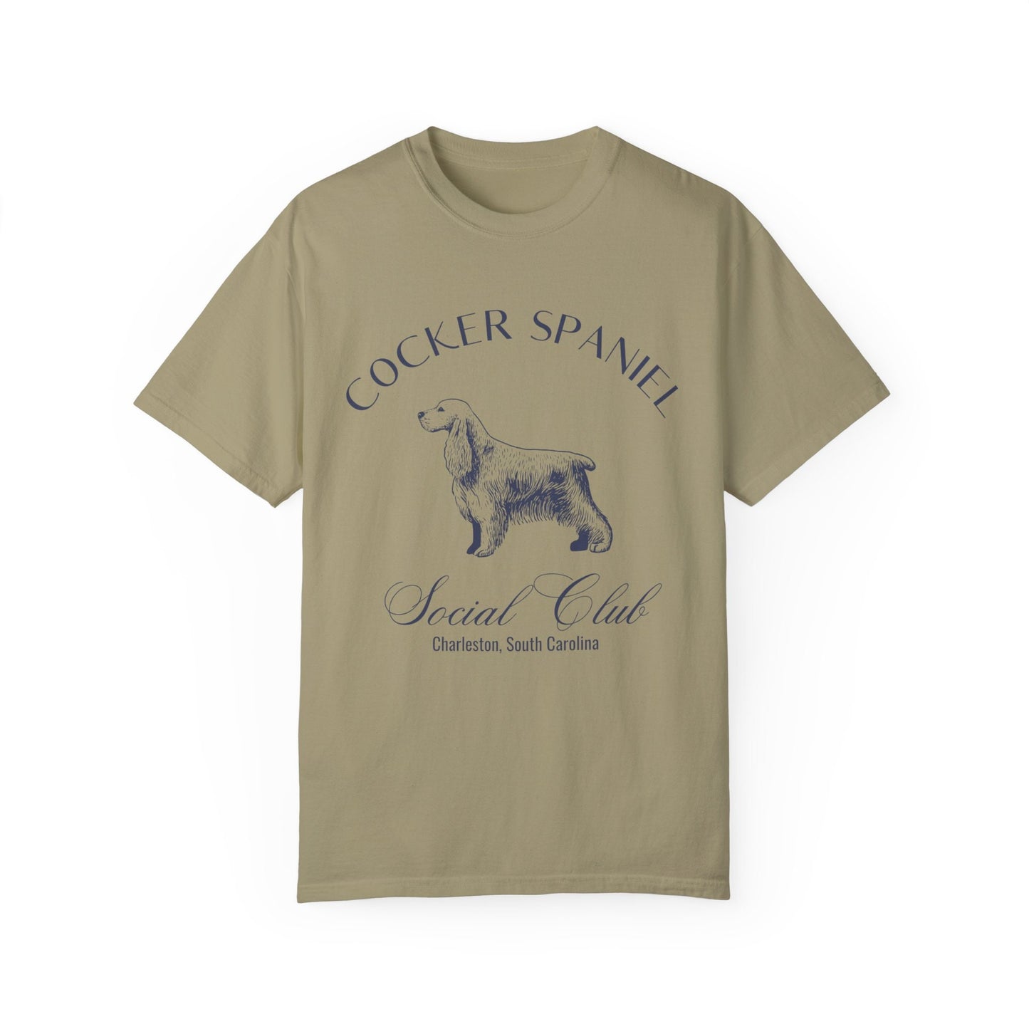 Cocker Spaniel Shirt | Dog Dad Shirt | Grandma Gift | Small Dog | Dog Shirts for her | Social Club Shirt | Puppy Mom Gifts | Fun Dog T-Shirt