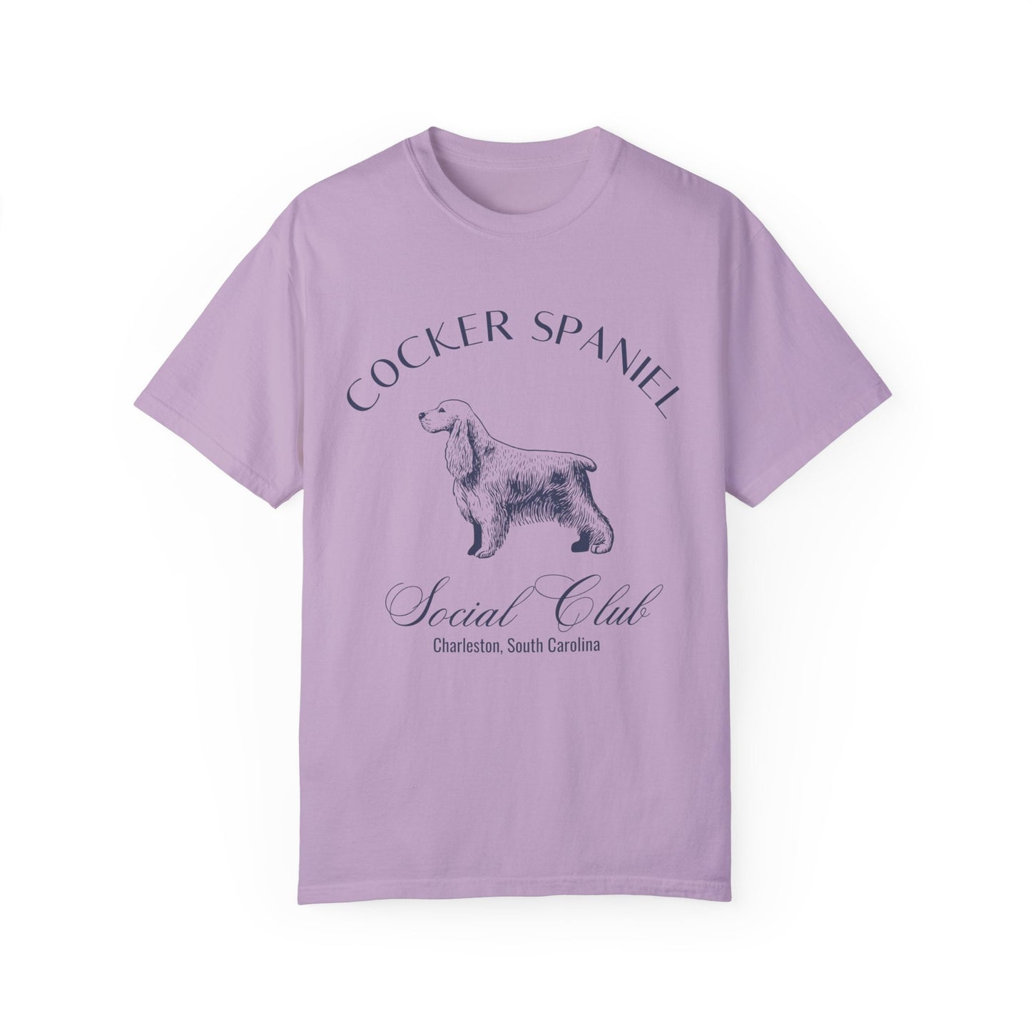 Cocker Spaniel Shirt | Dog Dad Shirt | Grandma Gift | Small Dog | Dog Shirts for her | Social Club Shirt | Puppy Mom Gifts | Fun Dog T-Shirt