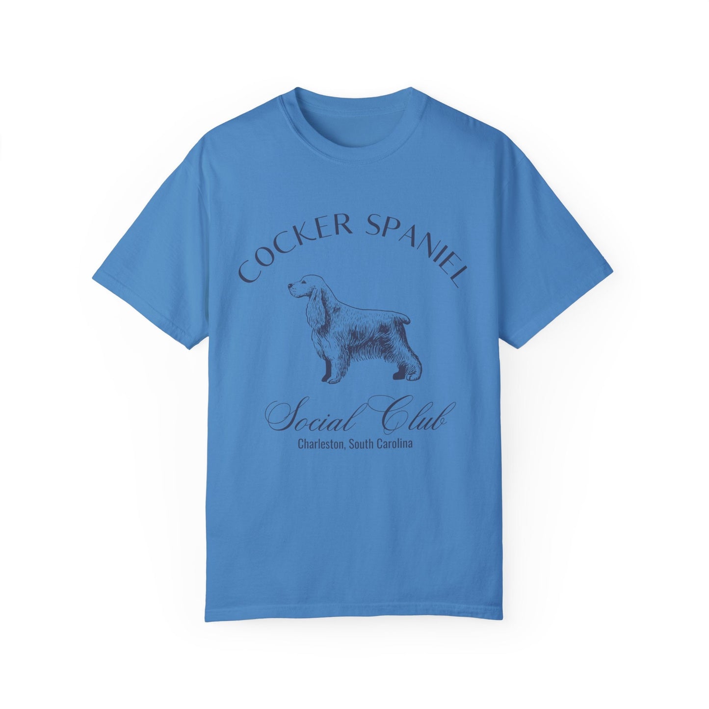 Cocker Spaniel Shirt | Dog Dad Shirt | Grandma Gift | Small Dog | Dog Shirts for her | Social Club Shirt | Puppy Mom Gifts | Fun Dog T-Shirt