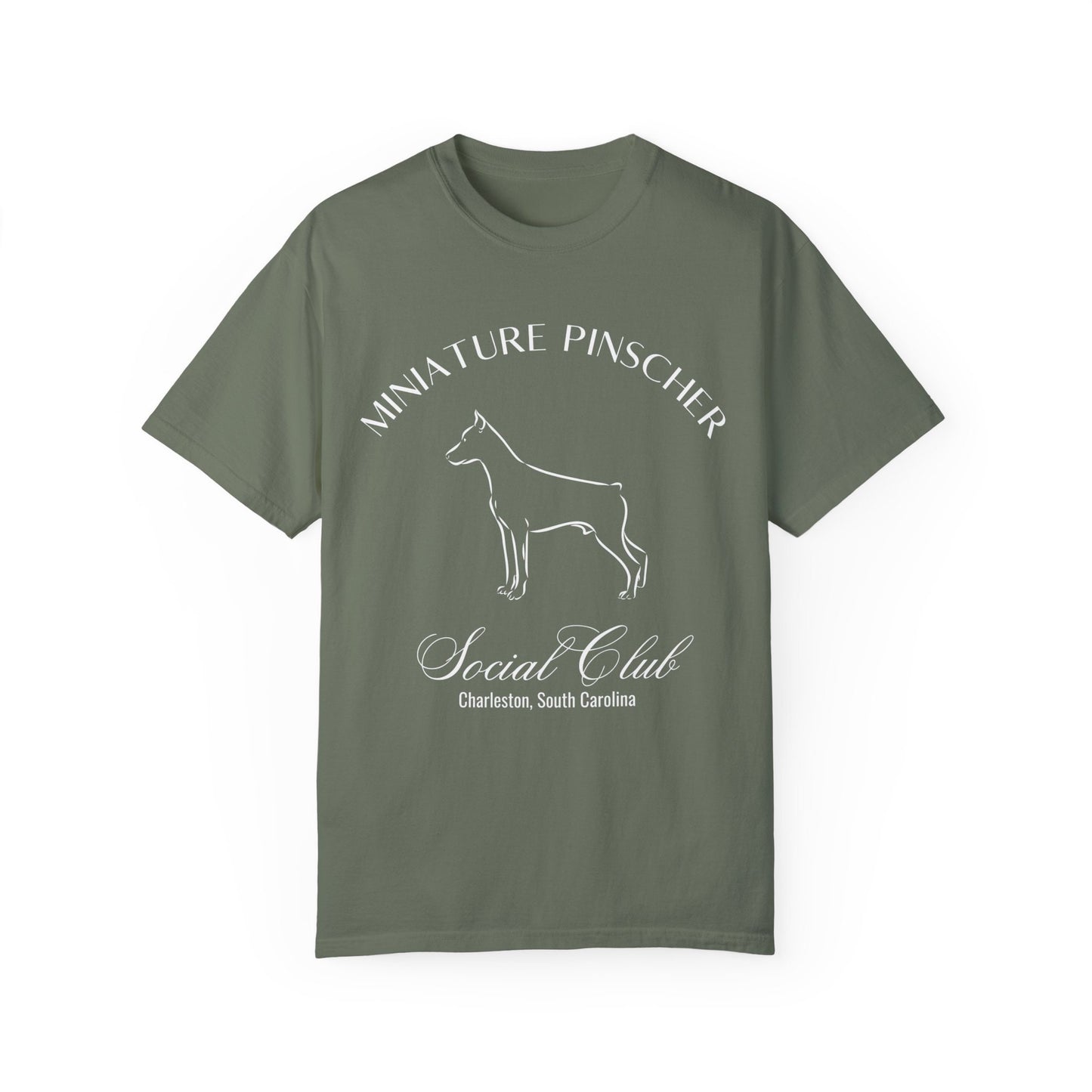 Miniature Pinscher Shirt | Dog Mama T-shirts | Dog Grandma Gift | Birthday Gift for her | Social Club Shirt | Small Dog Breed | Fun Dog Tee