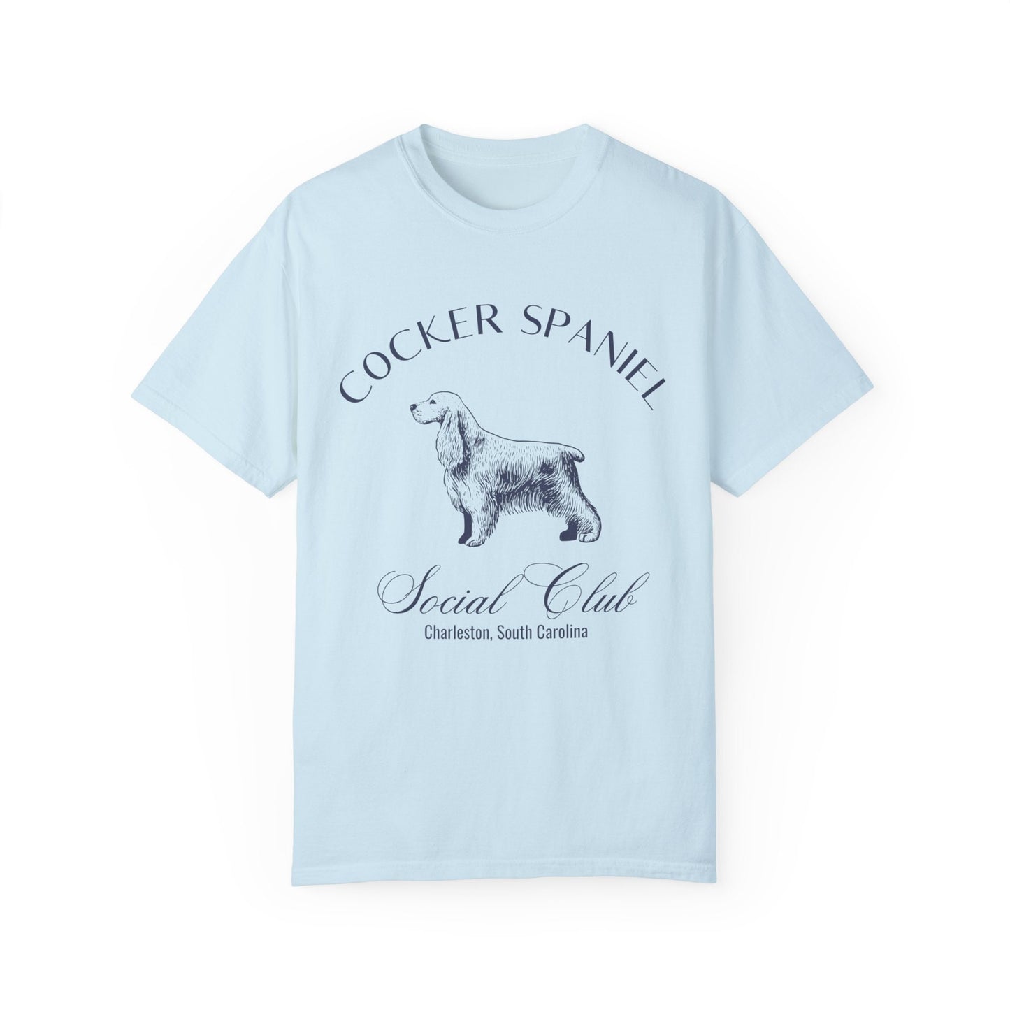 Cocker Spaniel Shirt | Dog Dad Shirt | Grandma Gift | Small Dog | Dog Shirts for her | Social Club Shirt | Puppy Mom Gifts | Fun Dog T-Shirt