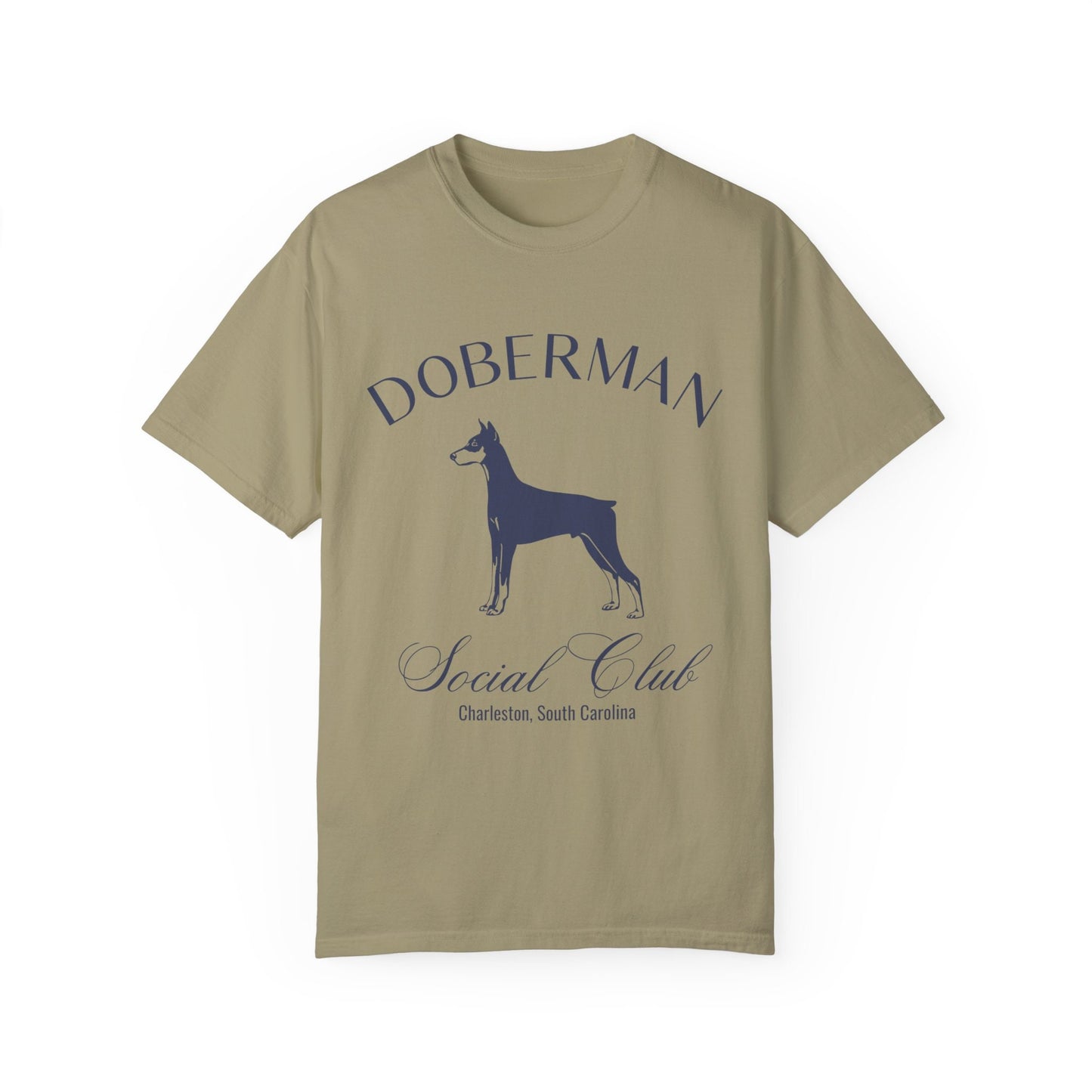 Doberman Shirt | Dog Dad Shirt | Doberman Pinscher Shirt | Custom Dog Shirts for her | Social Club Shirt | Dog Mom Gifts | Fun Dog T-Shirt