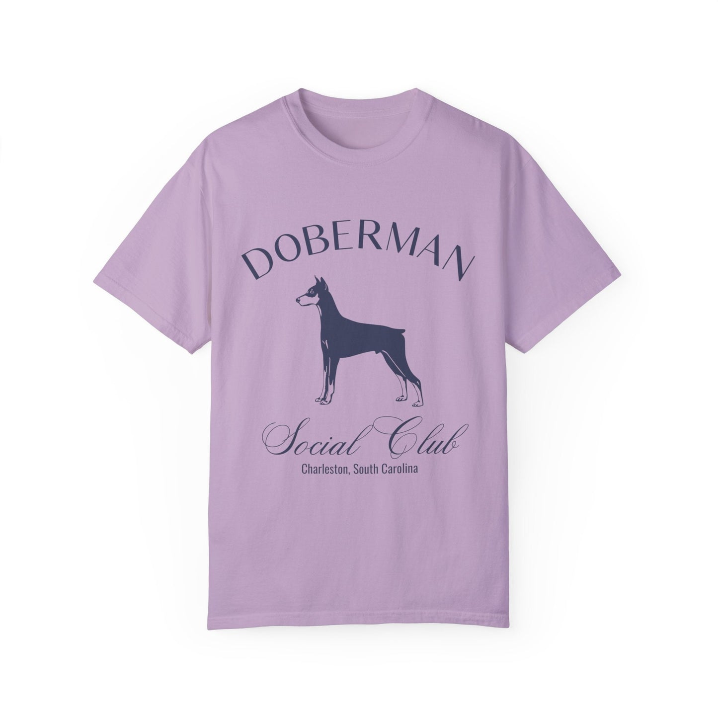 Doberman Shirt | Dog Dad Shirt | Doberman Pinscher Shirt | Custom Dog Shirts for her | Social Club Shirt | Dog Mom Gifts | Fun Dog T-Shirt