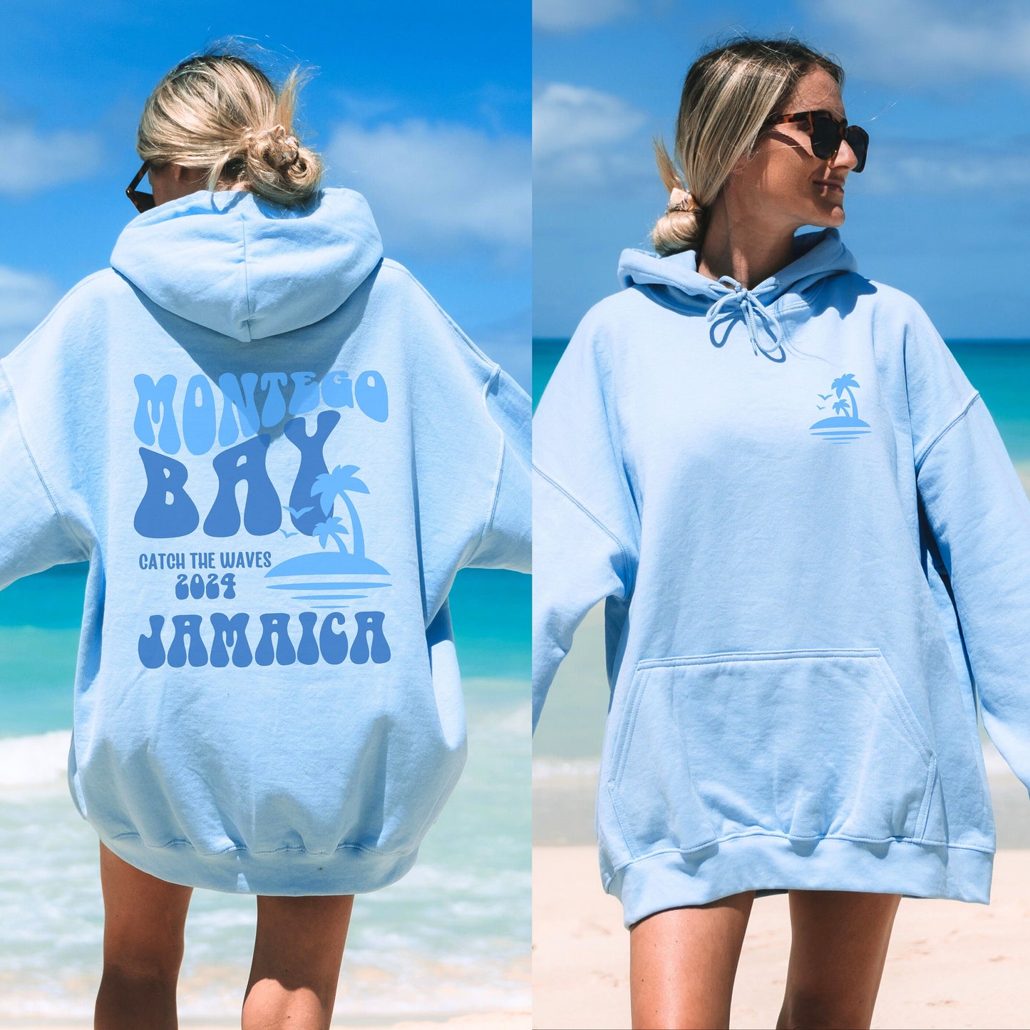 Montego Bay Hoodie, Gift for bride, Custom Bachelorette party shirts