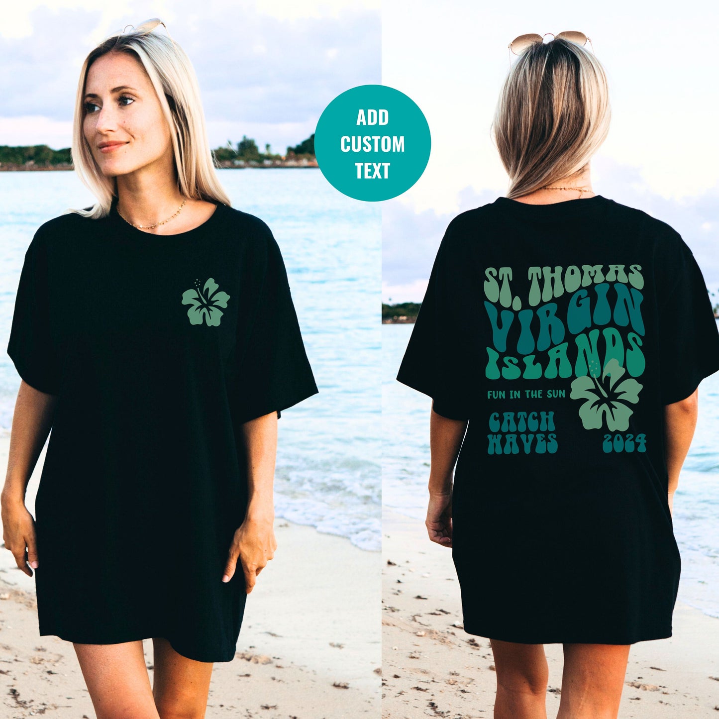 St Thomas Shirt, Birthday Cruise Gift, Virgin Islands Tee, Trendy Matching Family Cruise Shirts