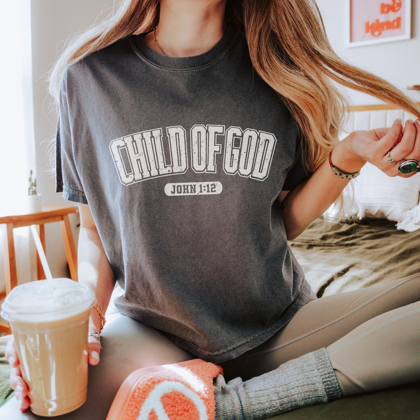 Child Of God Shirt, Comfort Colors Boxy Crop Shirt