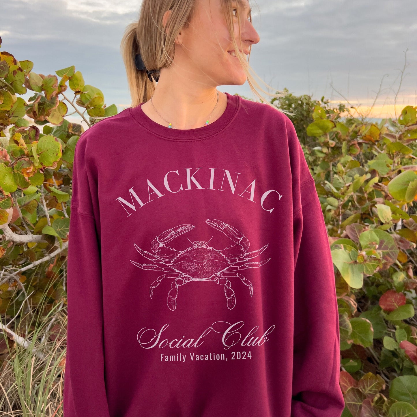 Mackinac Sweatshirt, Social Club Shirt, Michigan Crewneck