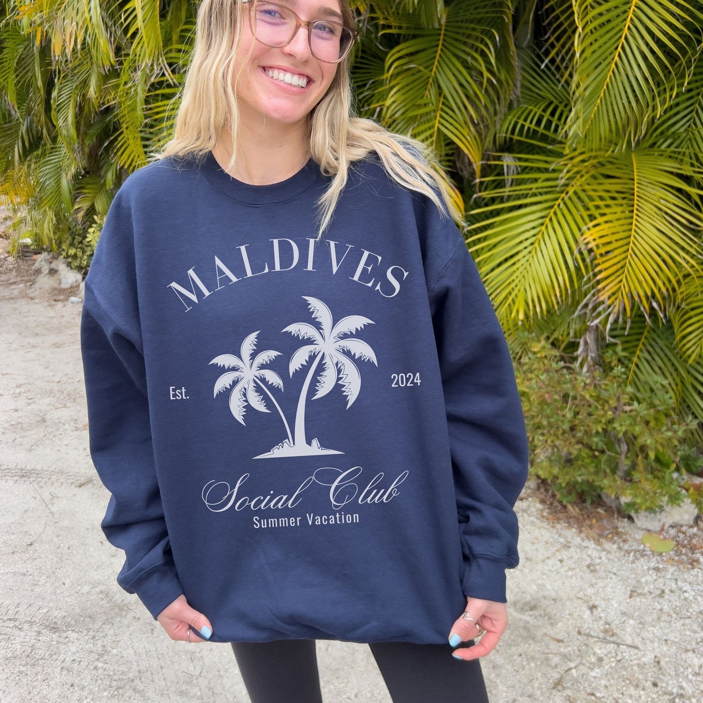 Maldives Sweatshirt, Social Club Crewneck