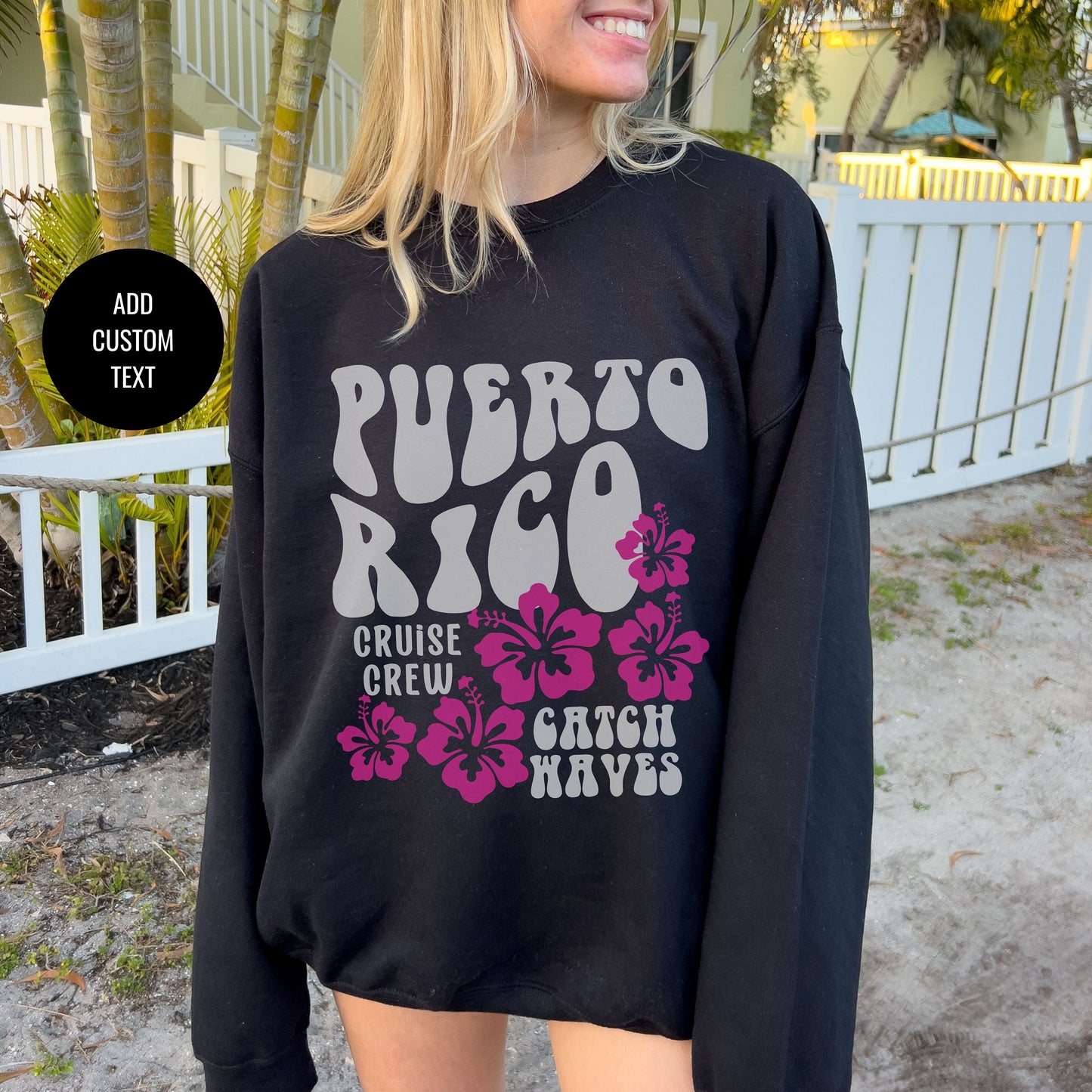 Puerto Rico Sweatshirt | Trendy Beach Sweatshirt