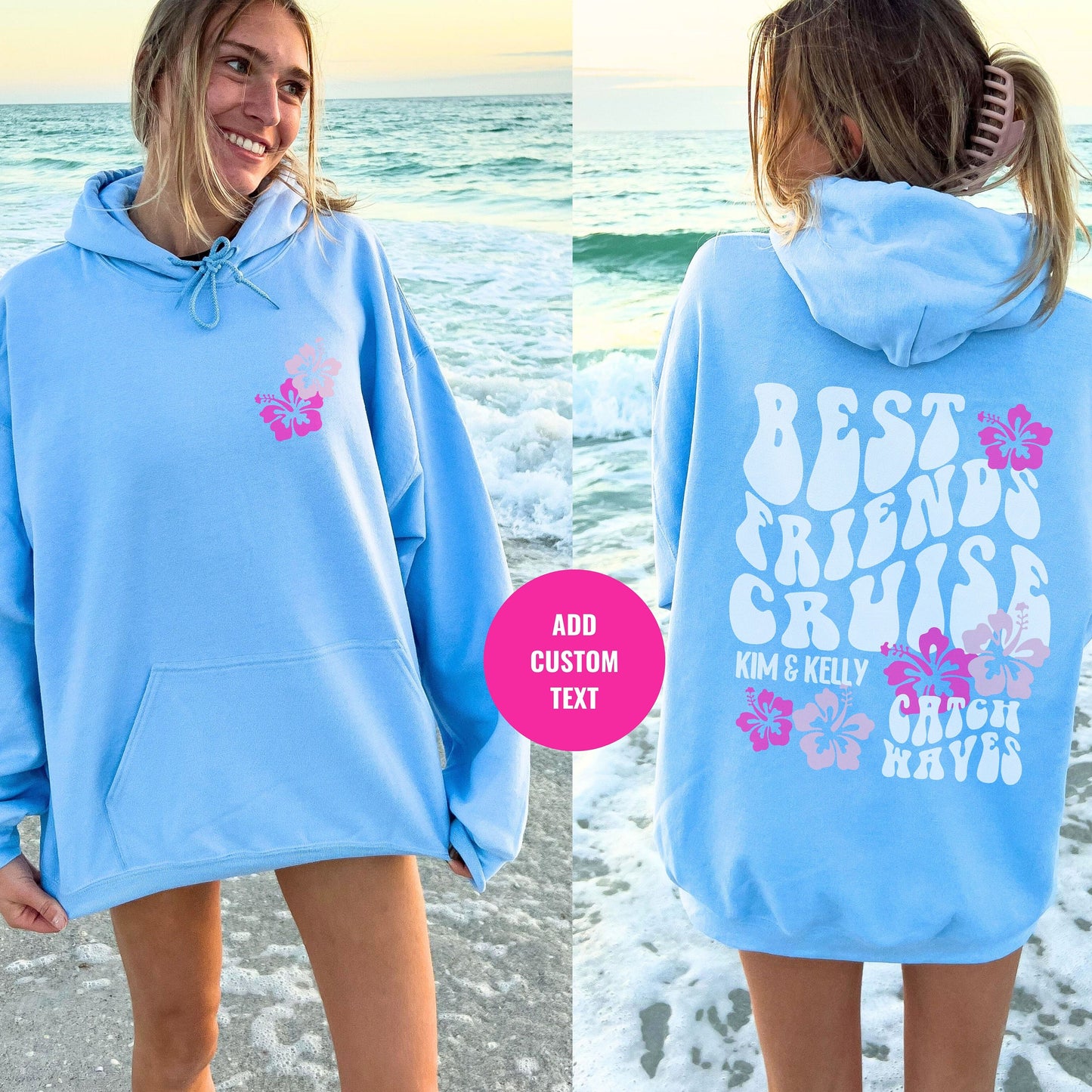 Best Friend Cruise hoodie, Custom Bestie Sweatshirt