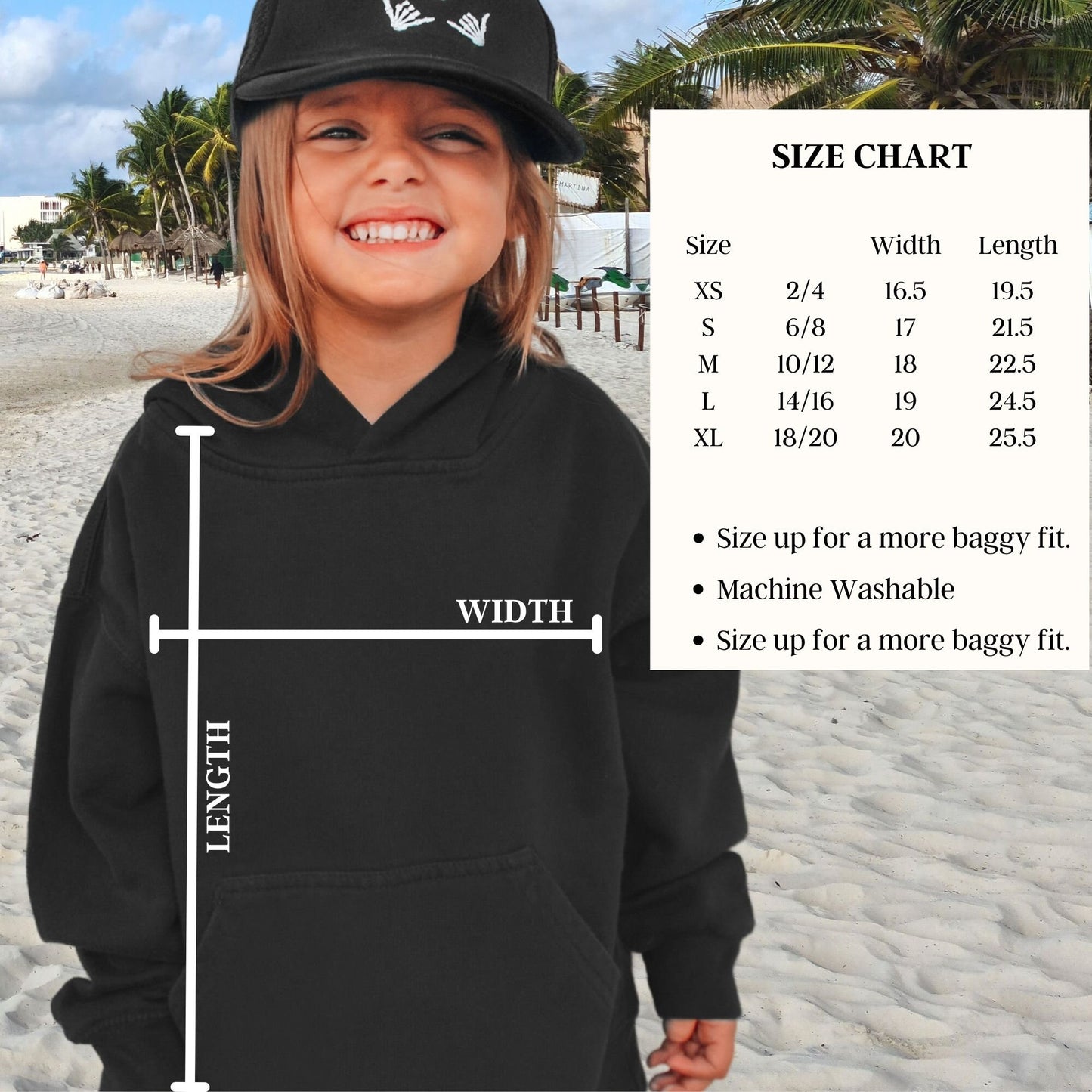 YOUTH - Aruba One Happy Island Hoodie | Aruba Beach Sweatshirt