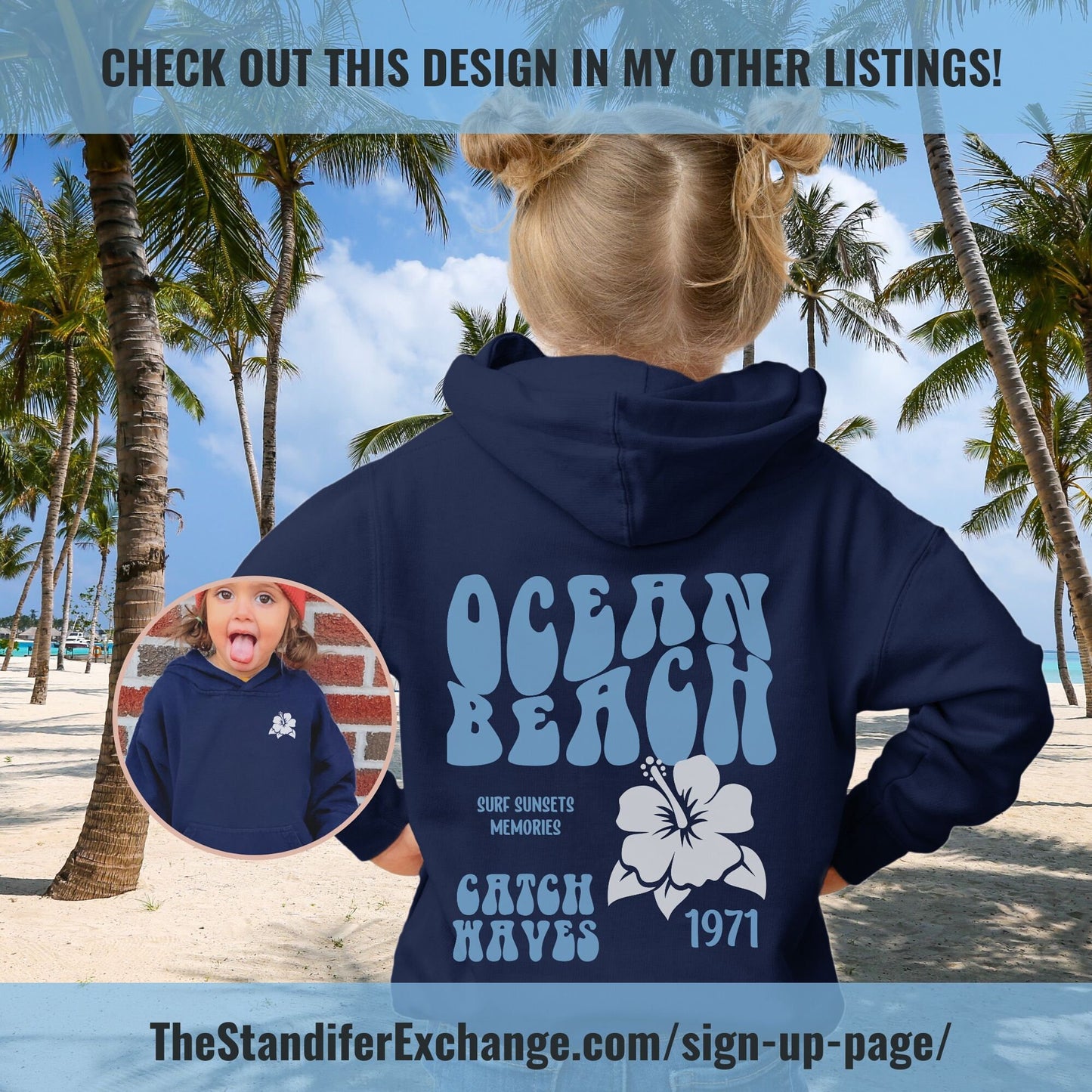 Coconut Girl Aesthetic, Trendy Beach Hoodie, Brigantine Jersey Shore sweatshirt