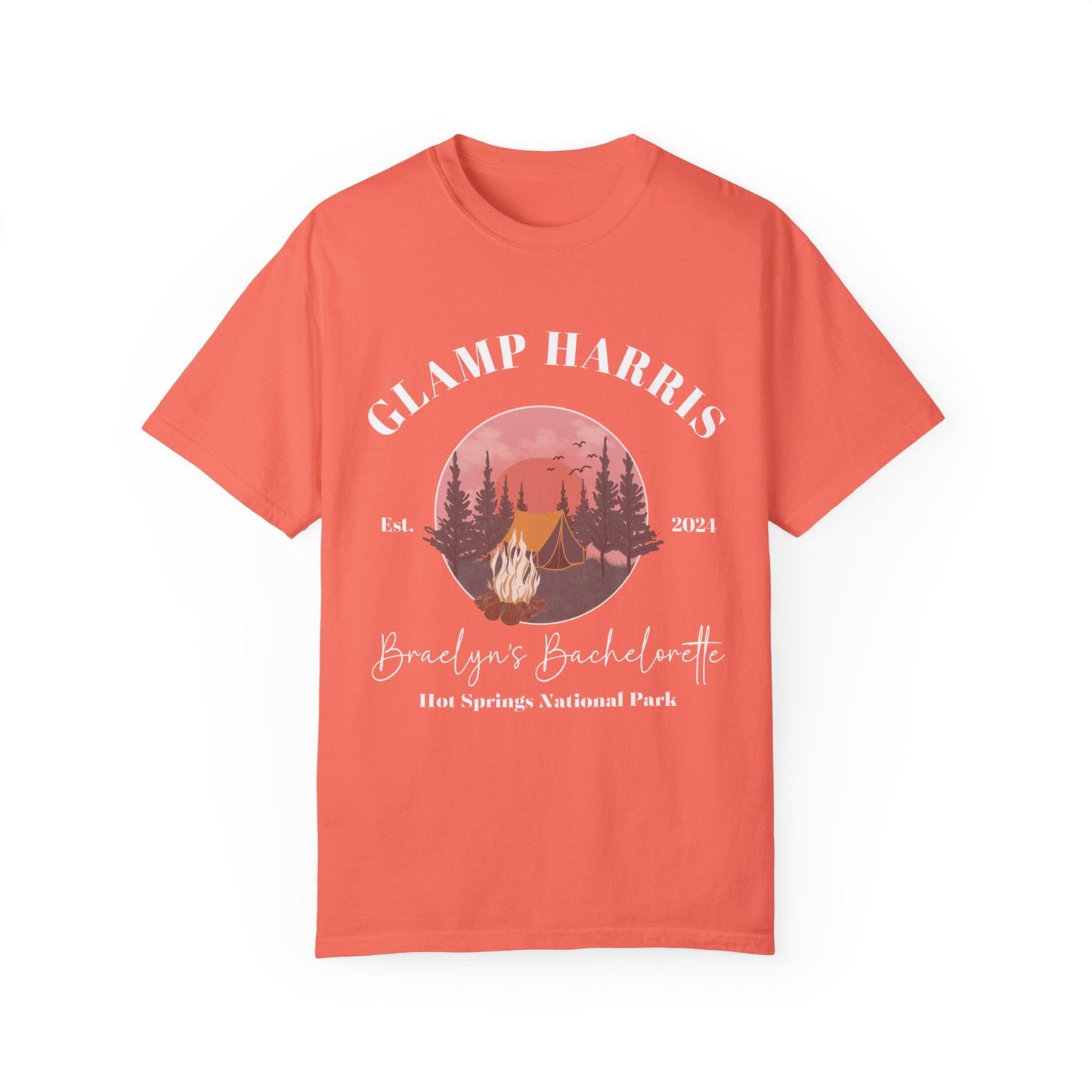 Glamping Bachelorette Shirt | Comfort Colors  | Personalized Camp Bachelorette Party Tee