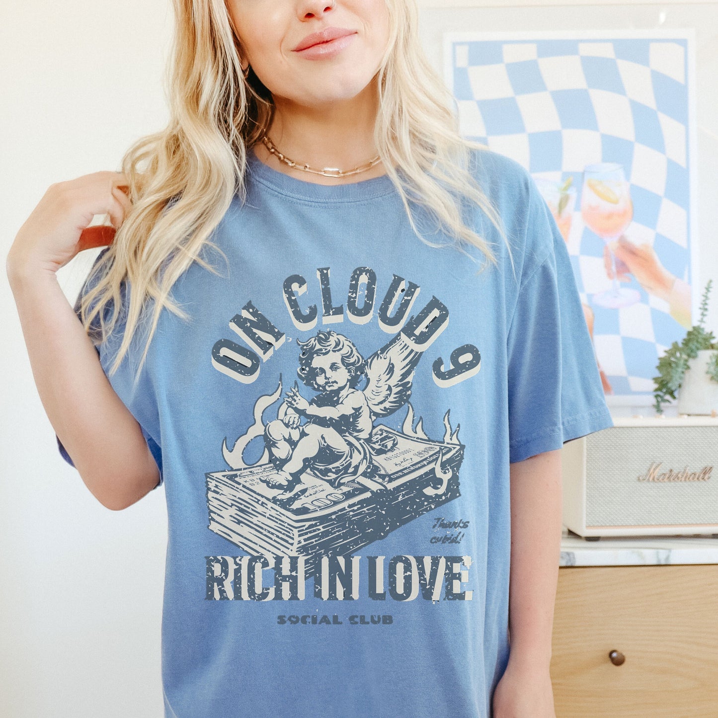 On Cloud 9 Shirt | Engagement Gift | Comfort Colors