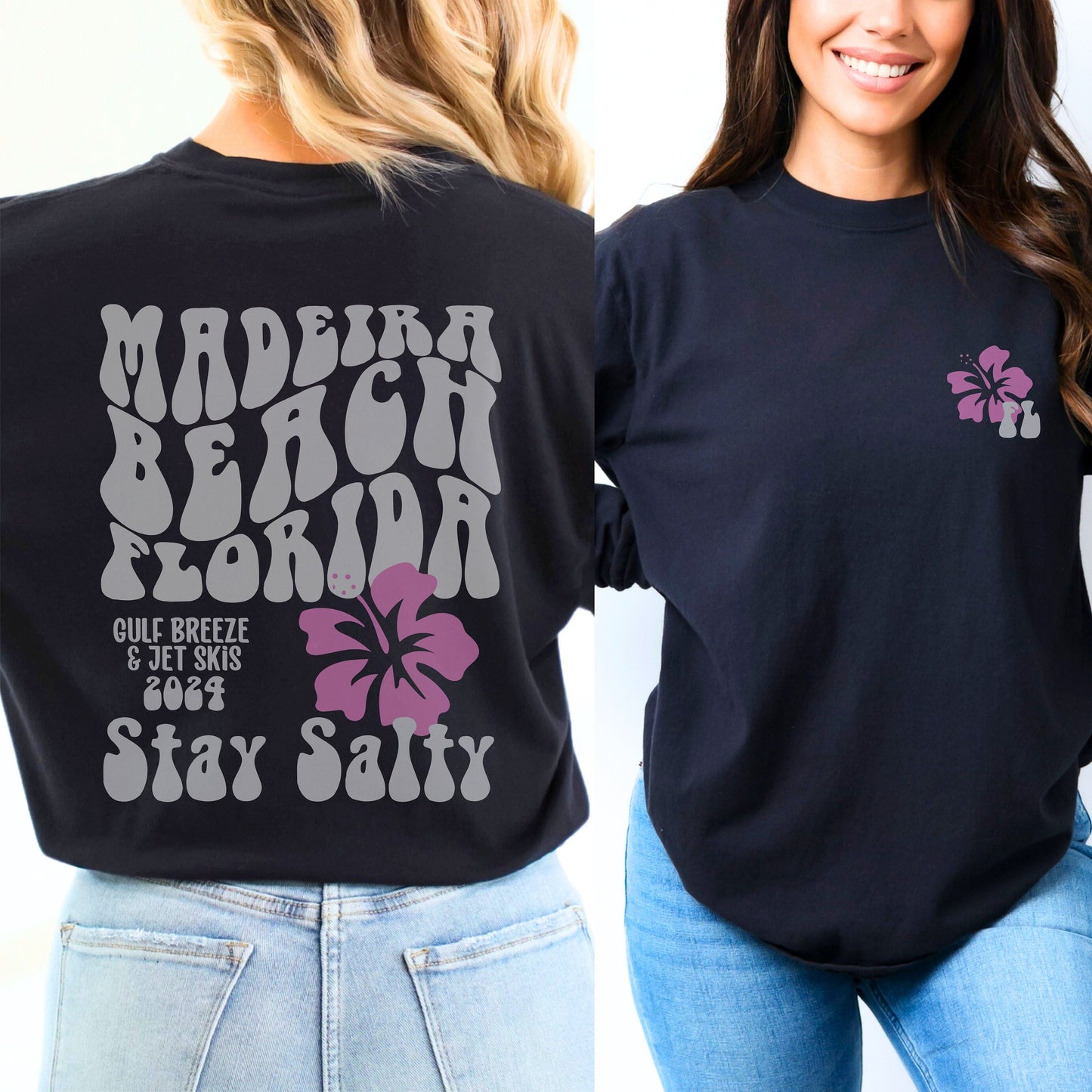 Madeira Beach Long Sleeve Shirt | Siesta beach T Shirt | Birthday Cruise | Coconut Girl | vsco girl | Florida Gifts | Trendy Sweatshirts