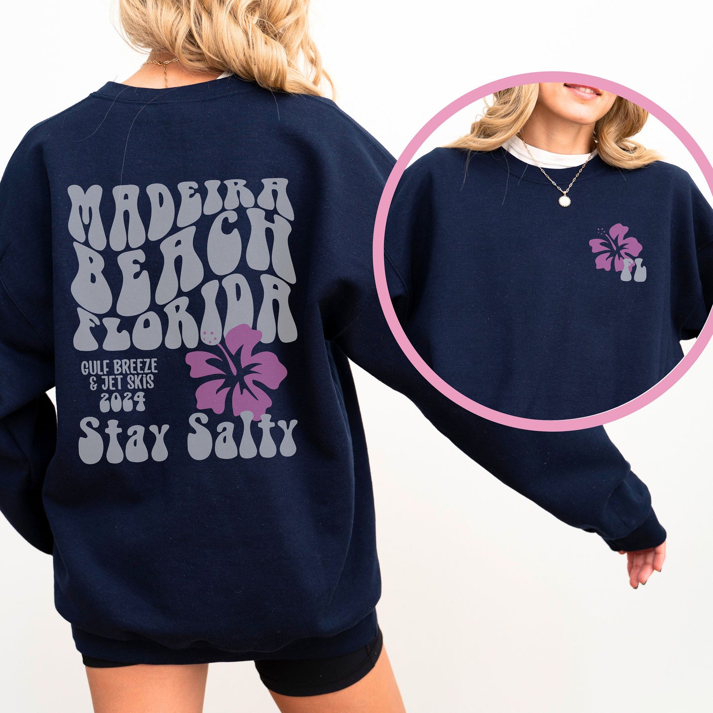 Madeira Beach Sweatshirt | Siesta beach Crewneck | Coconut Girl | vsco girl | Florida Gifts