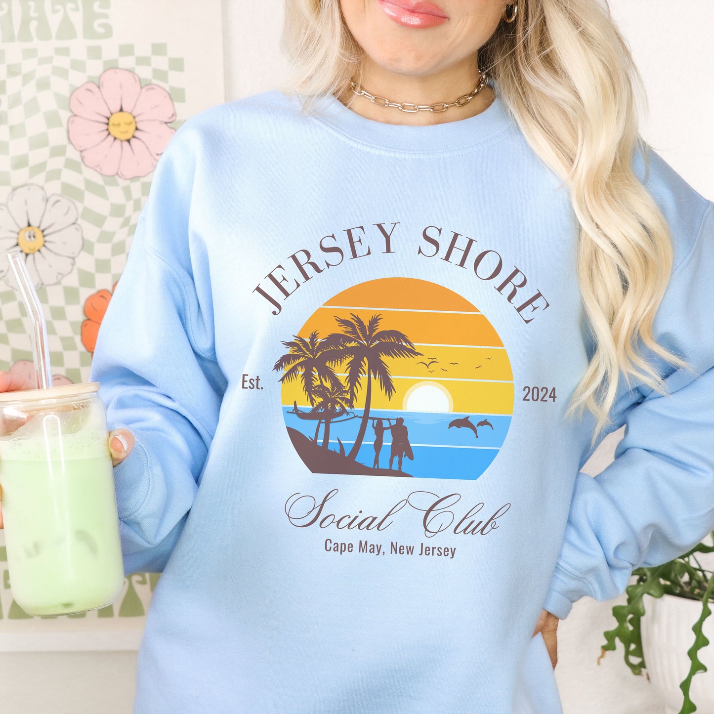 Cape May Sweatshirt, Social Club Shirt