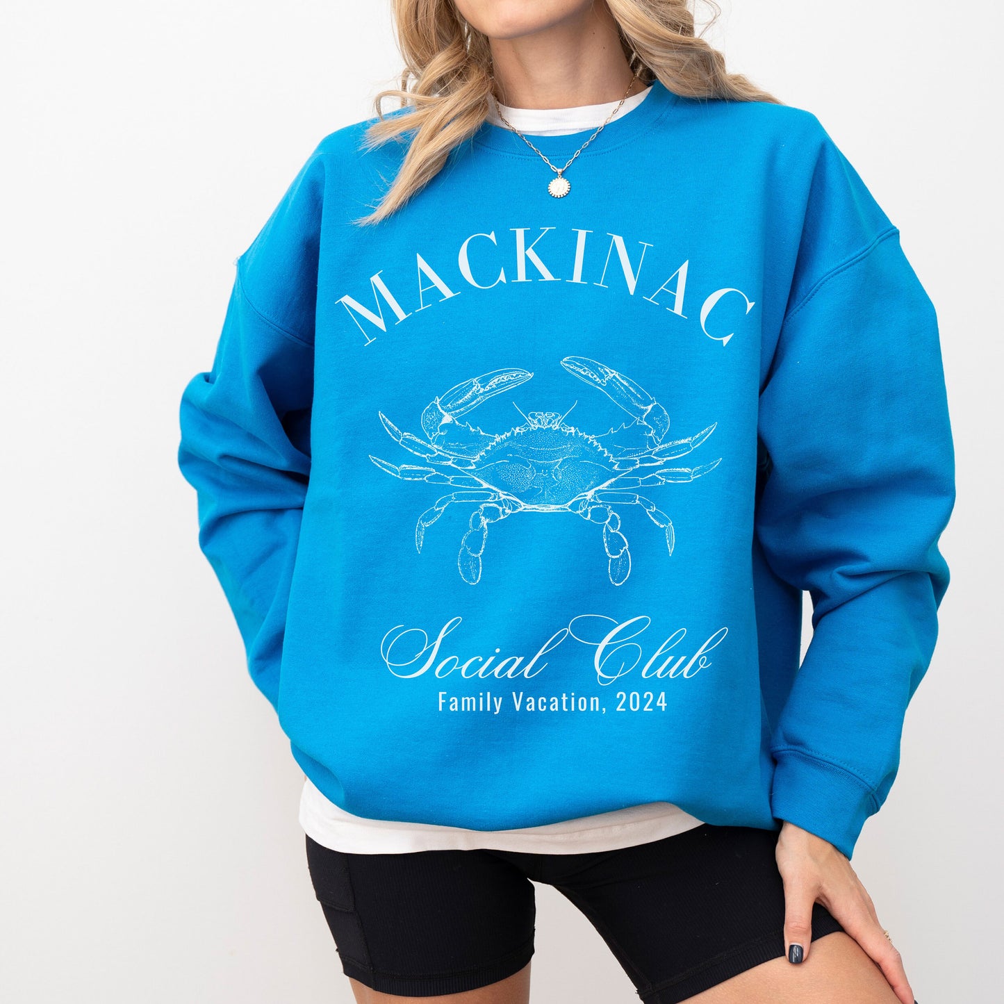 Mackinac Sweatshirt, Social Club Shirt, Michigan Crewneck