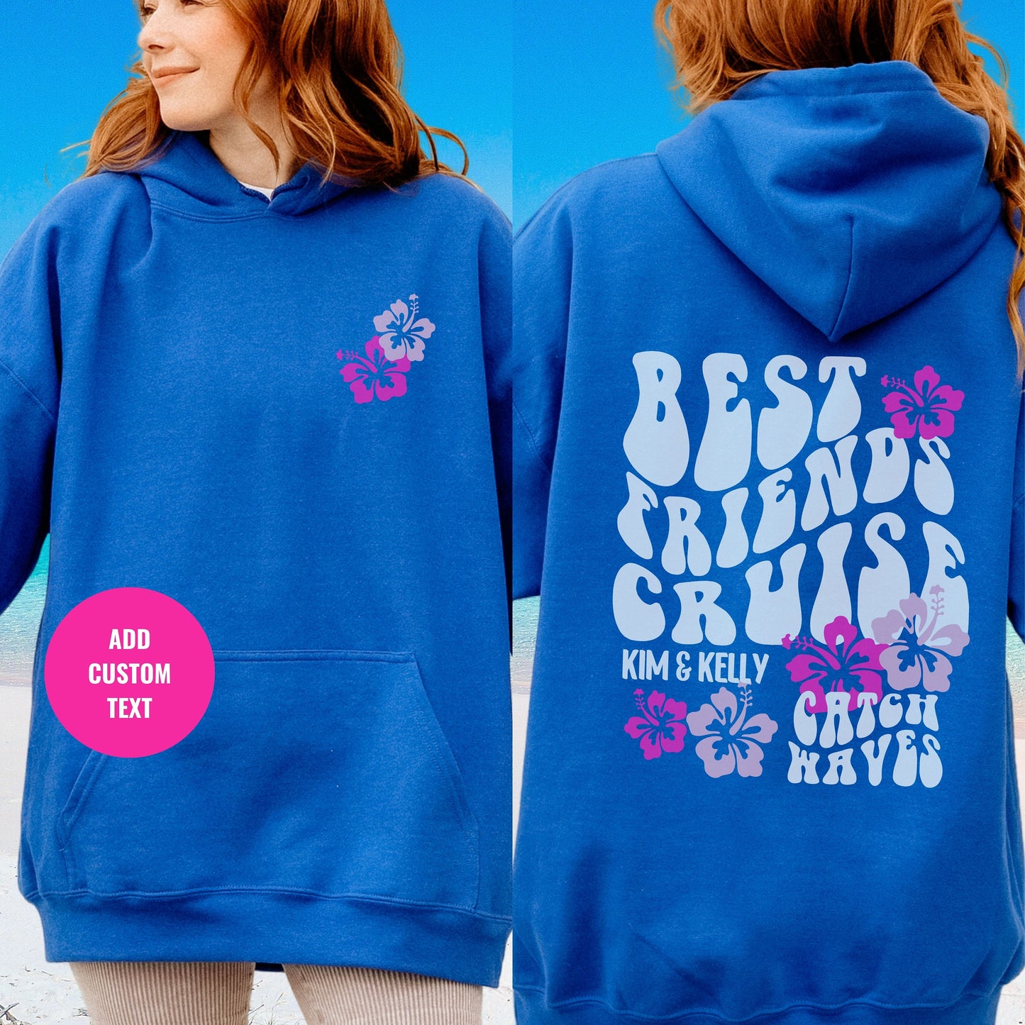 Best Friend Cruise hoodie, Custom Bestie Sweatshirt