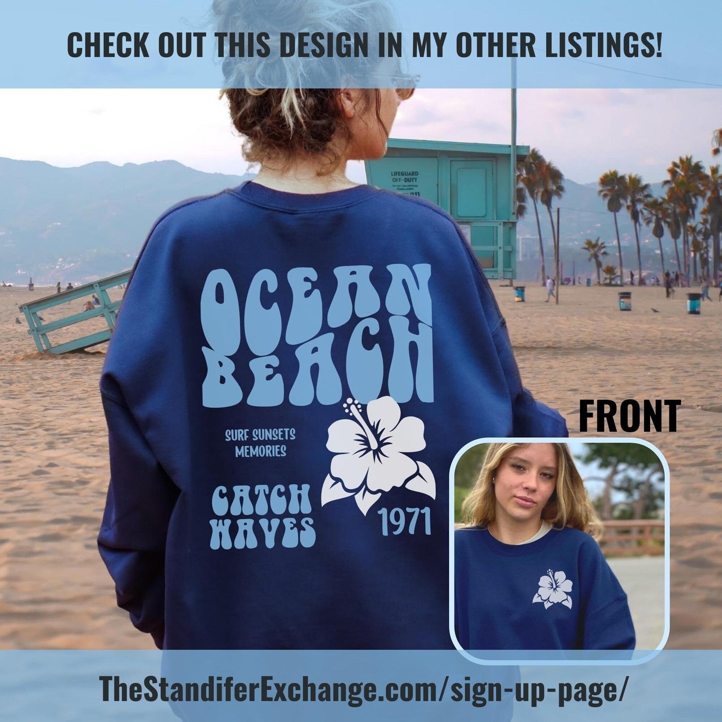 Coconut Girl Aesthetic, Trendy Beach Hoodie, Brigantine Jersey Shore sweatshirt