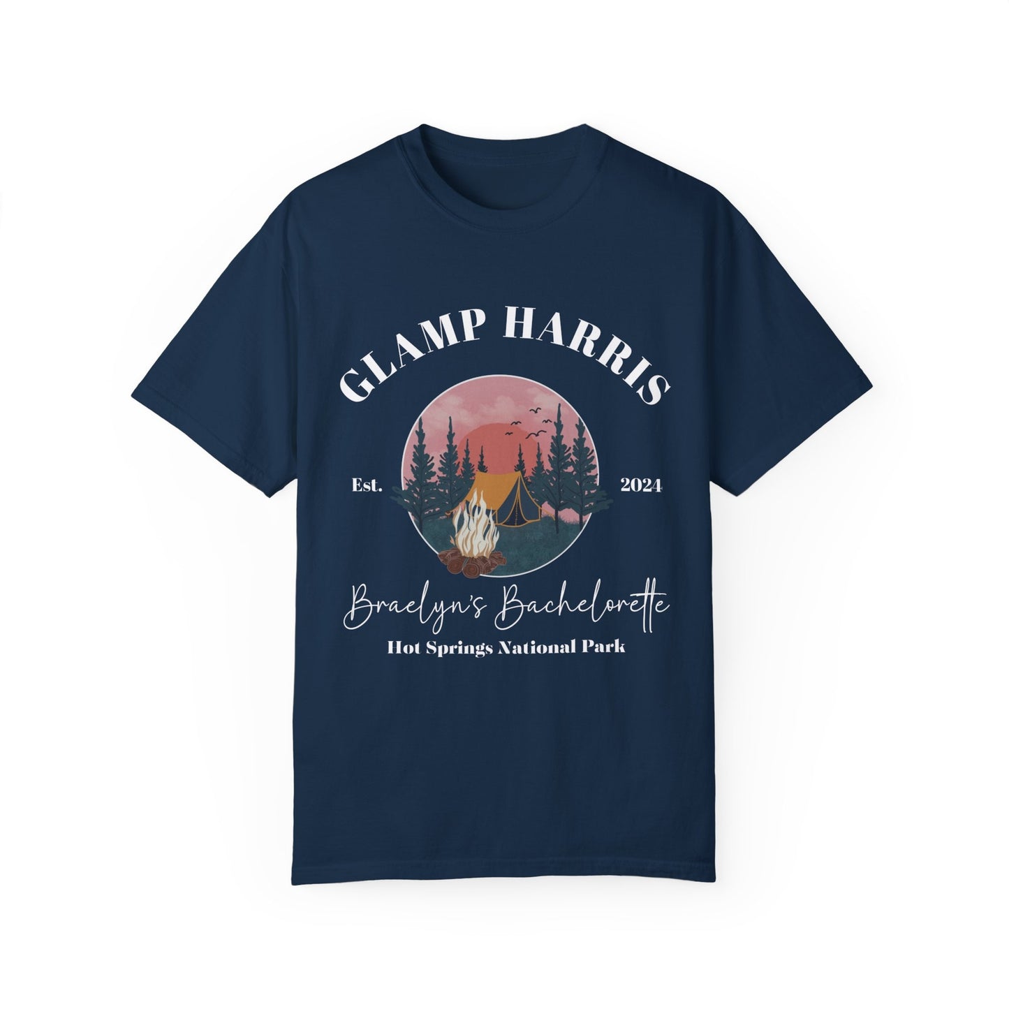 Glamping Bachelorette Shirt | Comfort Colors  | Personalized Camp Bachelorette Party Tee