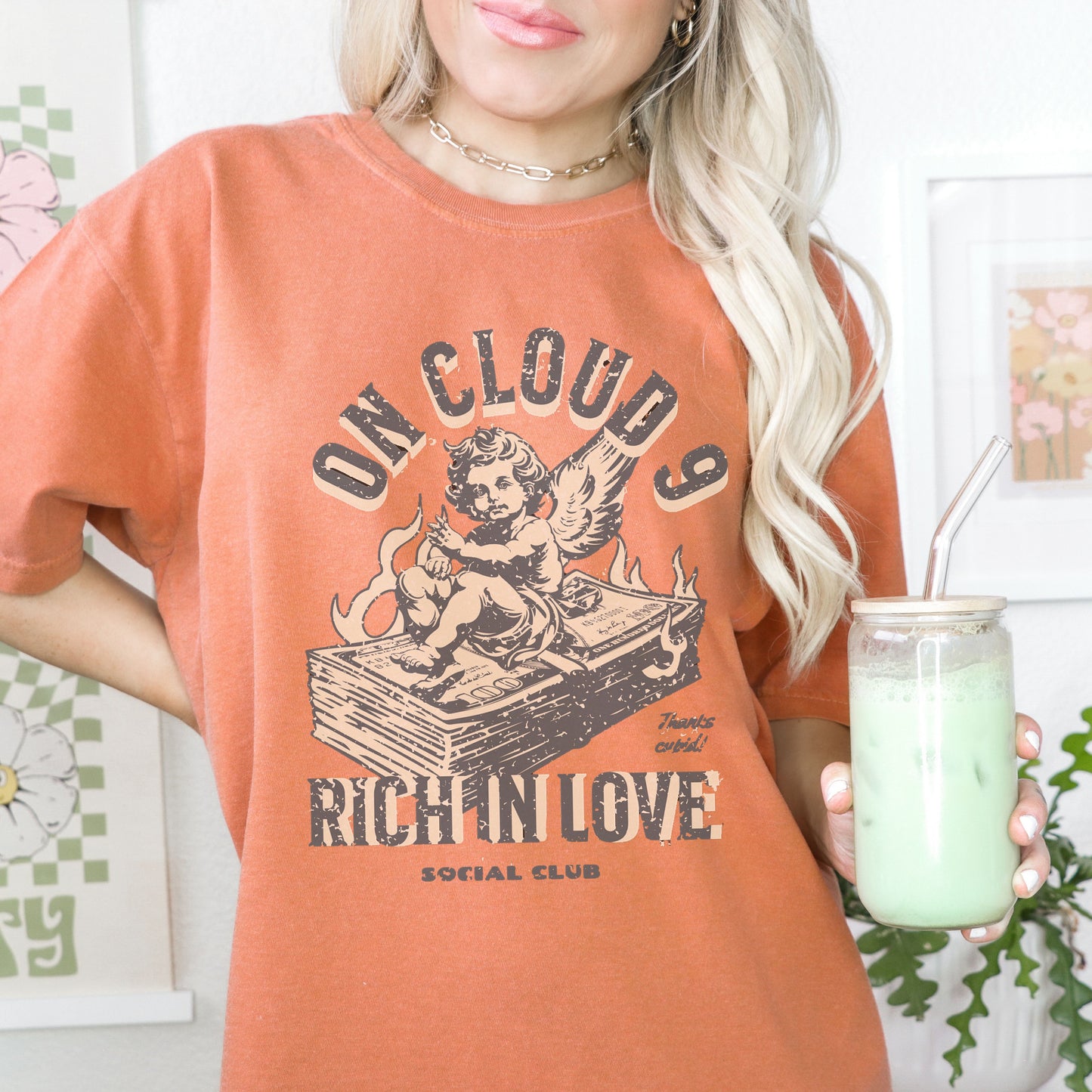 On Cloud 9 Shirt | Engagement Gift | Comfort Colors