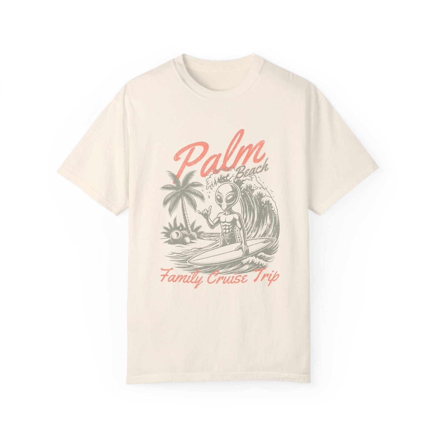 Palm Beach Shirt | On Cloud 9 Shirt | Surfer Girl Aesthetic | Comfort Colors Tees | Family Matching Cruise Shirt | Beach Birthday Party Tees