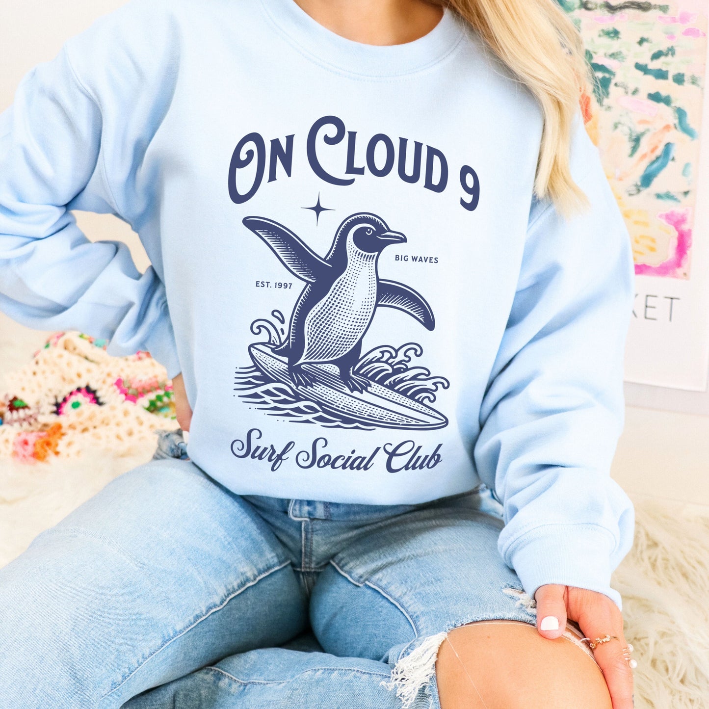 On Cloud 9 Sweatshirt | Bach Theme | Custom Engagement Gift | The summer I got married | Girls Trip | Bachelorette Shirt for Bridesmaid