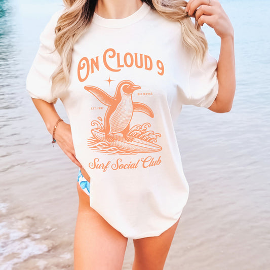 On Cloud 9 Shirt | Engagement Gift | Comfort Colors Tees | The summer I got married t-shirt | Girls Trip | Bachelorette Shirt for Bridesmaid