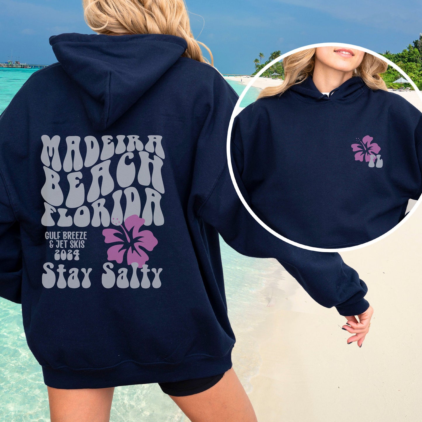 Madeira Beach Hoodie | Florida beach Sweatshirt | Birthday Cruise