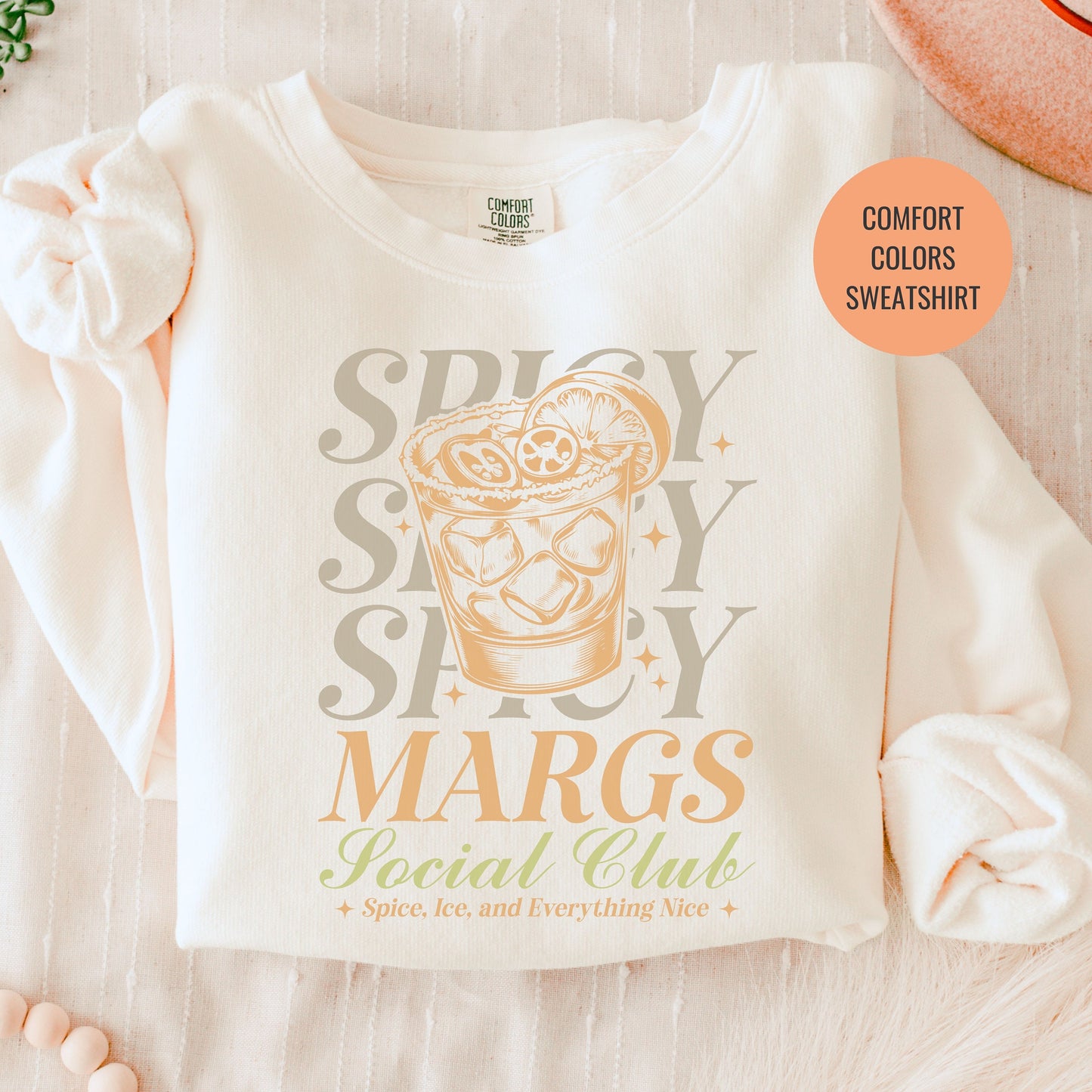 Spicy Margs Lovers Gift, Margarita Cocktail Sweatshirt, Champagne Cocktail Social Club Shirt, On Cloud 9 Crewneck, Aesthetic Crewneck