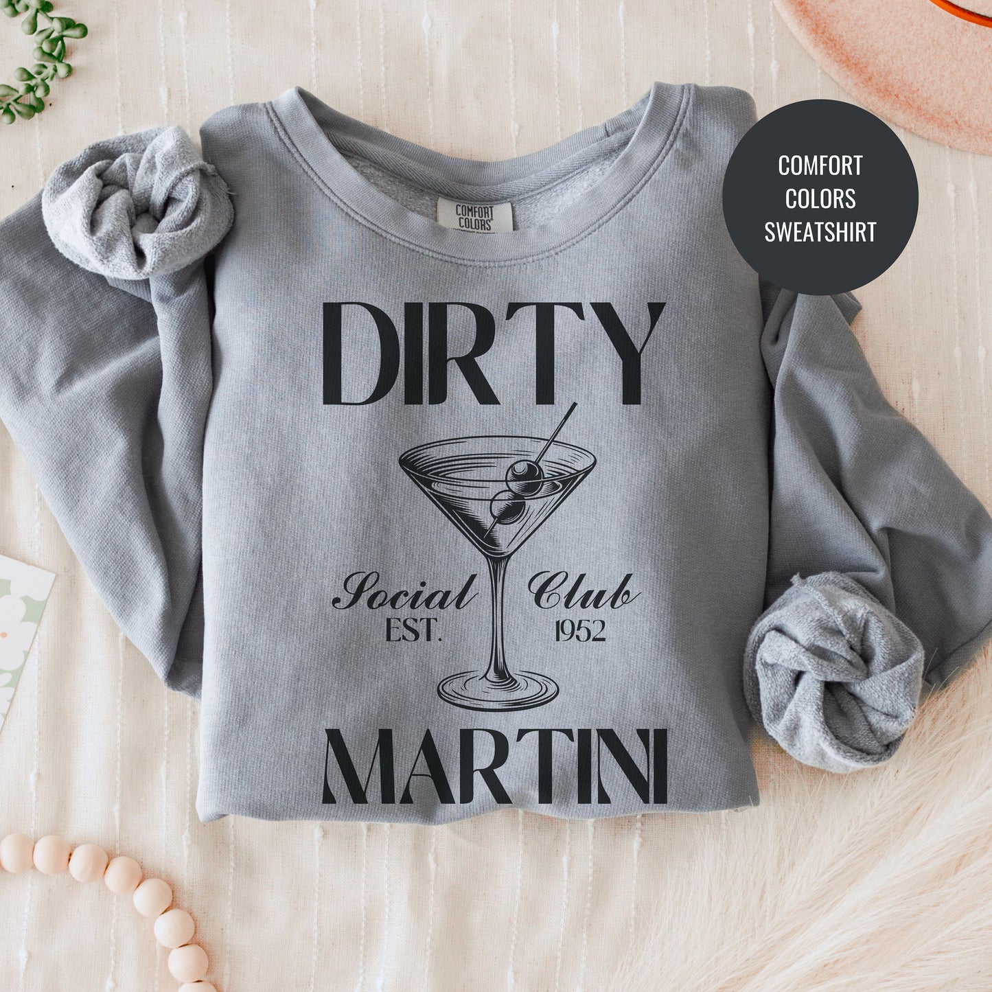 Dirty Martini Sweatshirt, Matching Cruise Sweatshirts, Bachelorette Cocktail Social Club Shirt, On Cloud 9 Crewneck, Aesthetic Crewneck