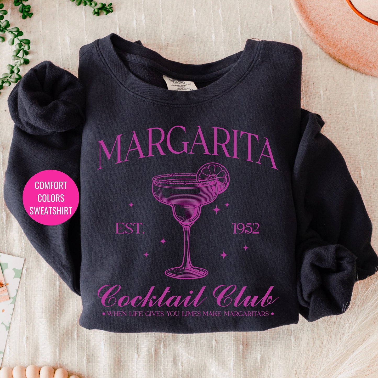 Classic Margarita Sweatshirt, Matching Cruise Sweatshirts, Bachelorette Social Club Shirt, On Cloud 9 Crewneck, Aesthetic Margs Crewneck