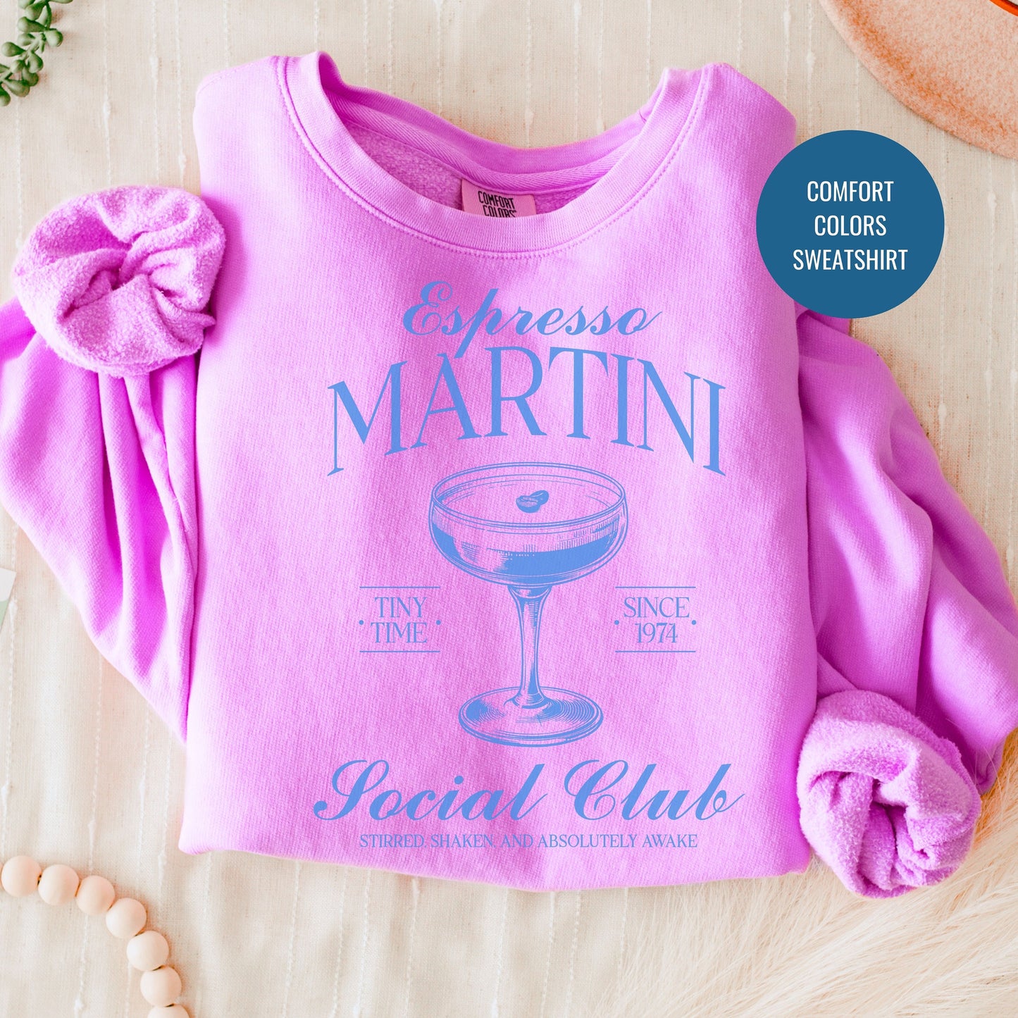 Espresso Martini Sweatshirt, Summer Sweatshirt, Bachelorette Coffee Cocktail Social Club Shirt, On Cloud 9 Crewneck, Aesthetic Crewneck