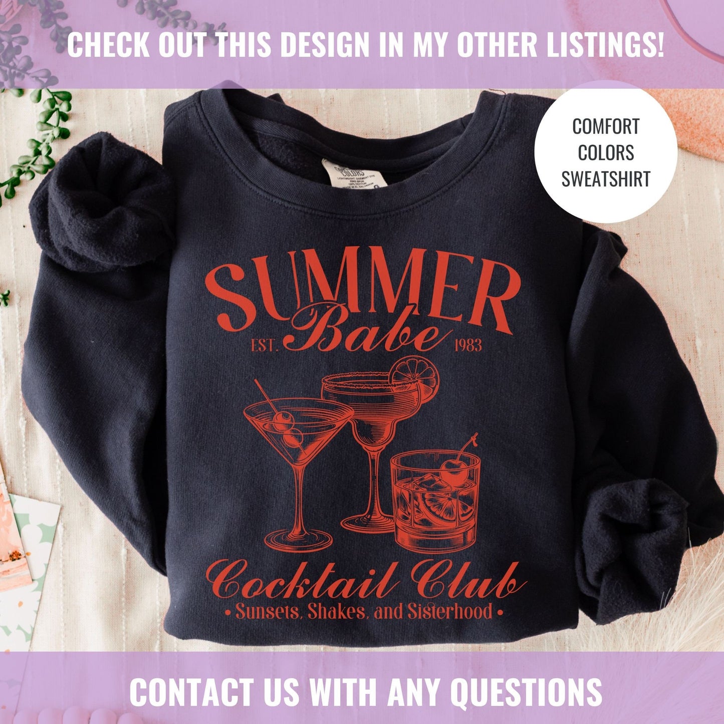 Classic Margarita Sweatshirt, Matching Cruise Sweatshirts, Bachelorette Social Club Shirt, On Cloud 9 Crewneck, Aesthetic Margs Crewneck