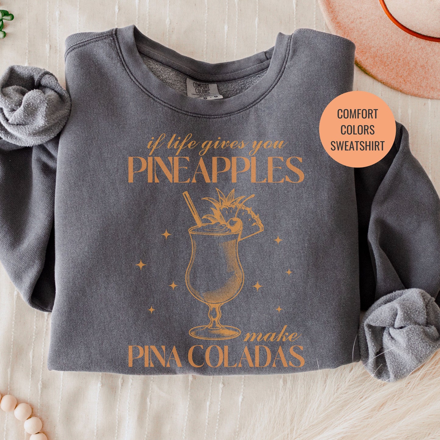 Pineapple Margs Lovers Gift, Pina Coladas Cocktail Sweatshirt, Champagne Cocktail Social Club Shirt, On Cloud 9 Crewneck, Aesthetic Crewneck