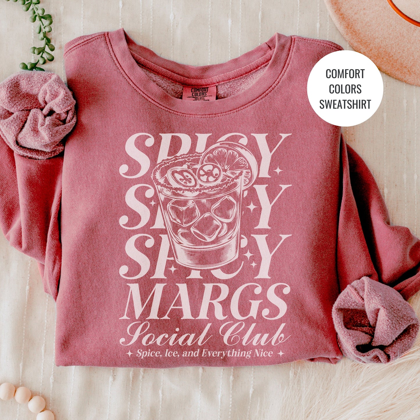 Spicy Margs Lovers Gift, Margarita Cocktail Sweatshirt, Champagne Cocktail Social Club Shirt, On Cloud 9 Crewneck, Aesthetic Crewneck