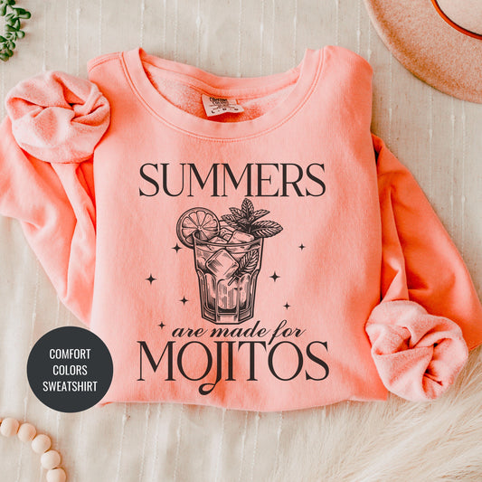 Lime Mohitos Sweatshirt, Trendy Summer Sweatshirts, Bachelorette Cruise Cocktail Social Club Shirt, On Cloud 9 Crewneck, Aesthetic Crewneck