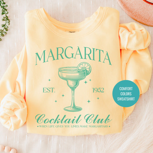 Classic Margarita Sweatshirt, Matching Cruise Sweatshirts, Bachelorette Social Club Shirt, On Cloud 9 Crewneck, Aesthetic Margs Crewneck