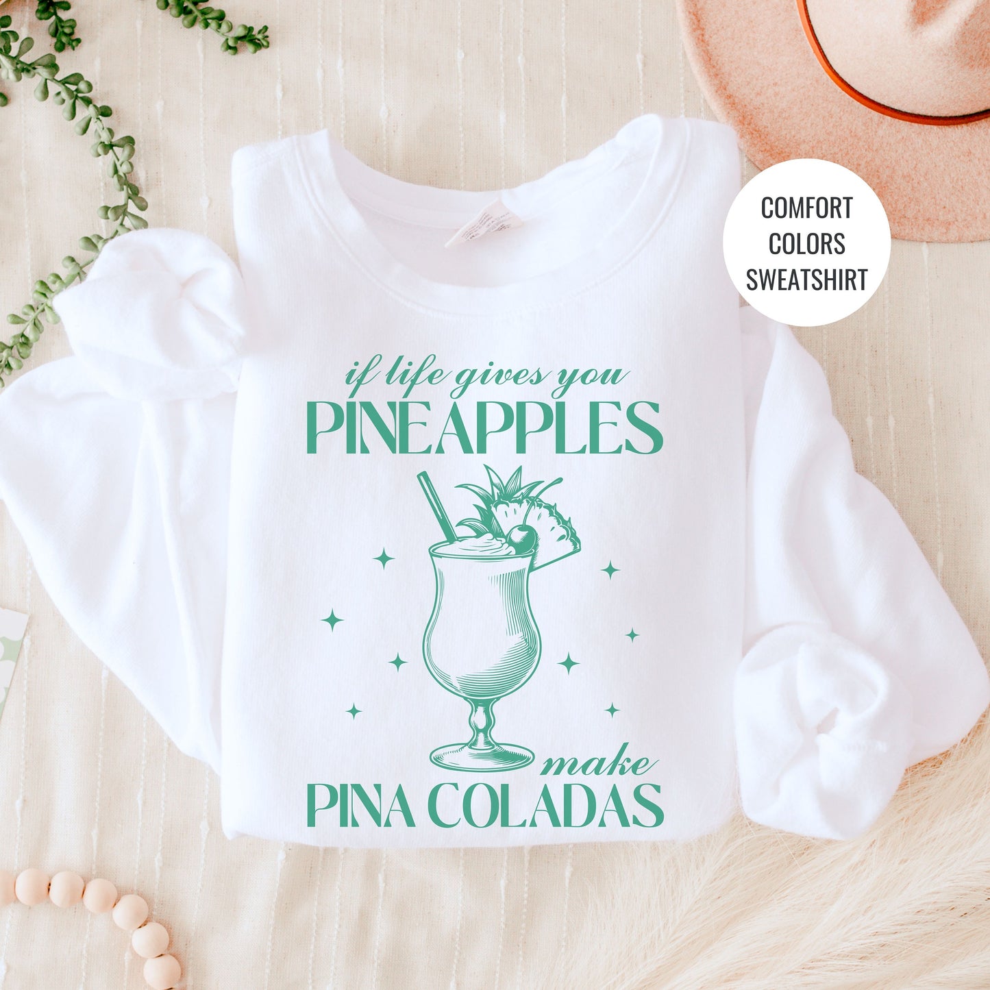 Pineapple Margs Lovers Gift, Pina Coladas Cocktail Sweatshirt, Champagne Cocktail Social Club Shirt, On Cloud 9 Crewneck, Aesthetic Crewneck