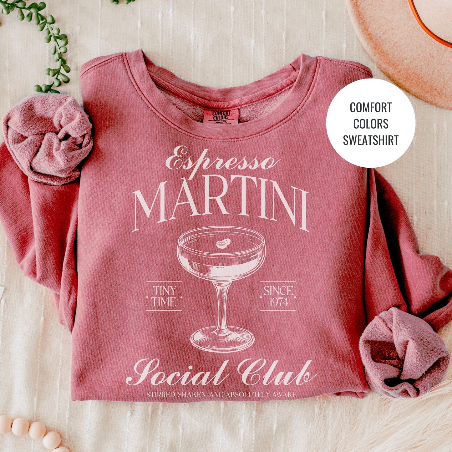 Espresso Martini Sweatshirt, Summer Sweatshirt, Bachelorette Coffee Cocktail Social Club Shirt, On Cloud 9 Crewneck, Aesthetic Crewneck