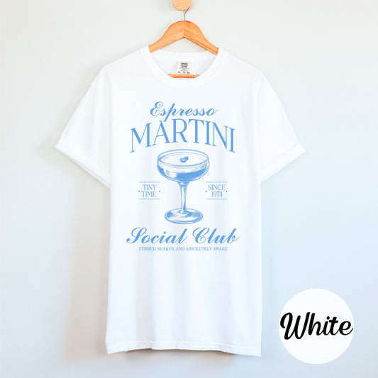 Espresso Martini shirt, Bride Tee, Bachelorette Party Cocktail Social Club Shirt, On Cloud 9 TShirt, Aesthetic Gift, Pineapple themed Shirts