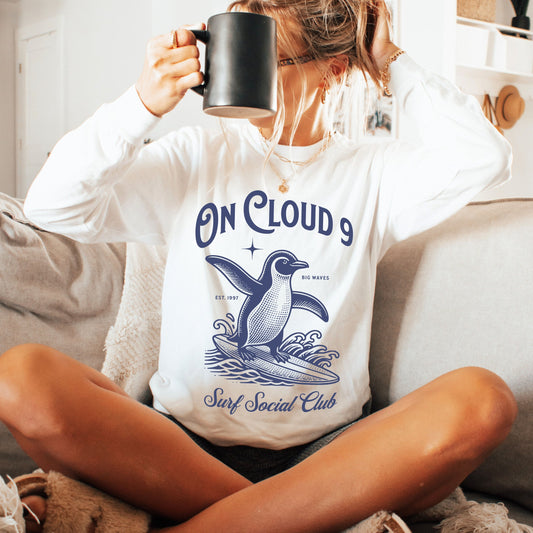 On Cloud 9 Sweatshirt | Bach Theme | Custom Engagement Gift | The summer I got married | Girls Trip | Bachelorette Shirt for Bridesmaid