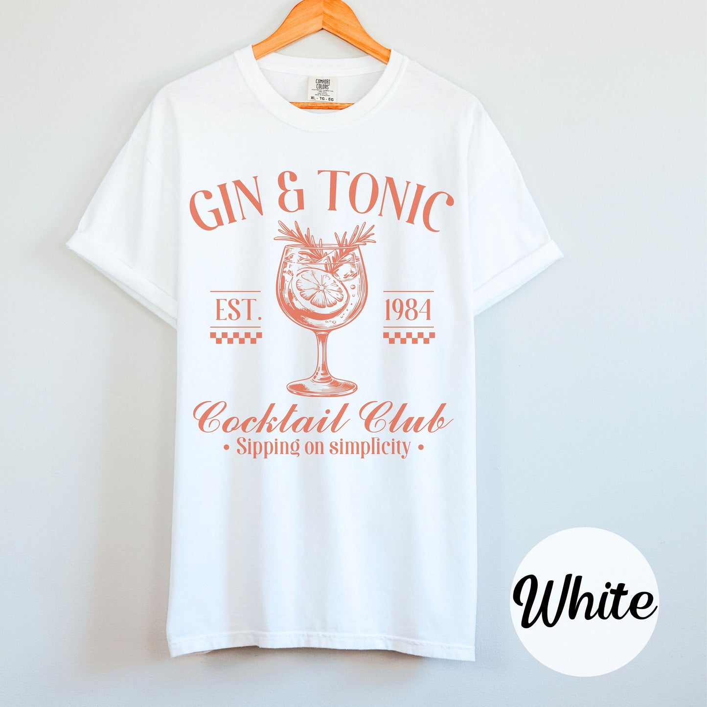 Gin and Tonic shirt, Bride Tees, Bachelorette Party Cocktail Social Club Shirt, On Cloud 9 Shirt, Aesthetic Gifts, Cocktail themed Shirt