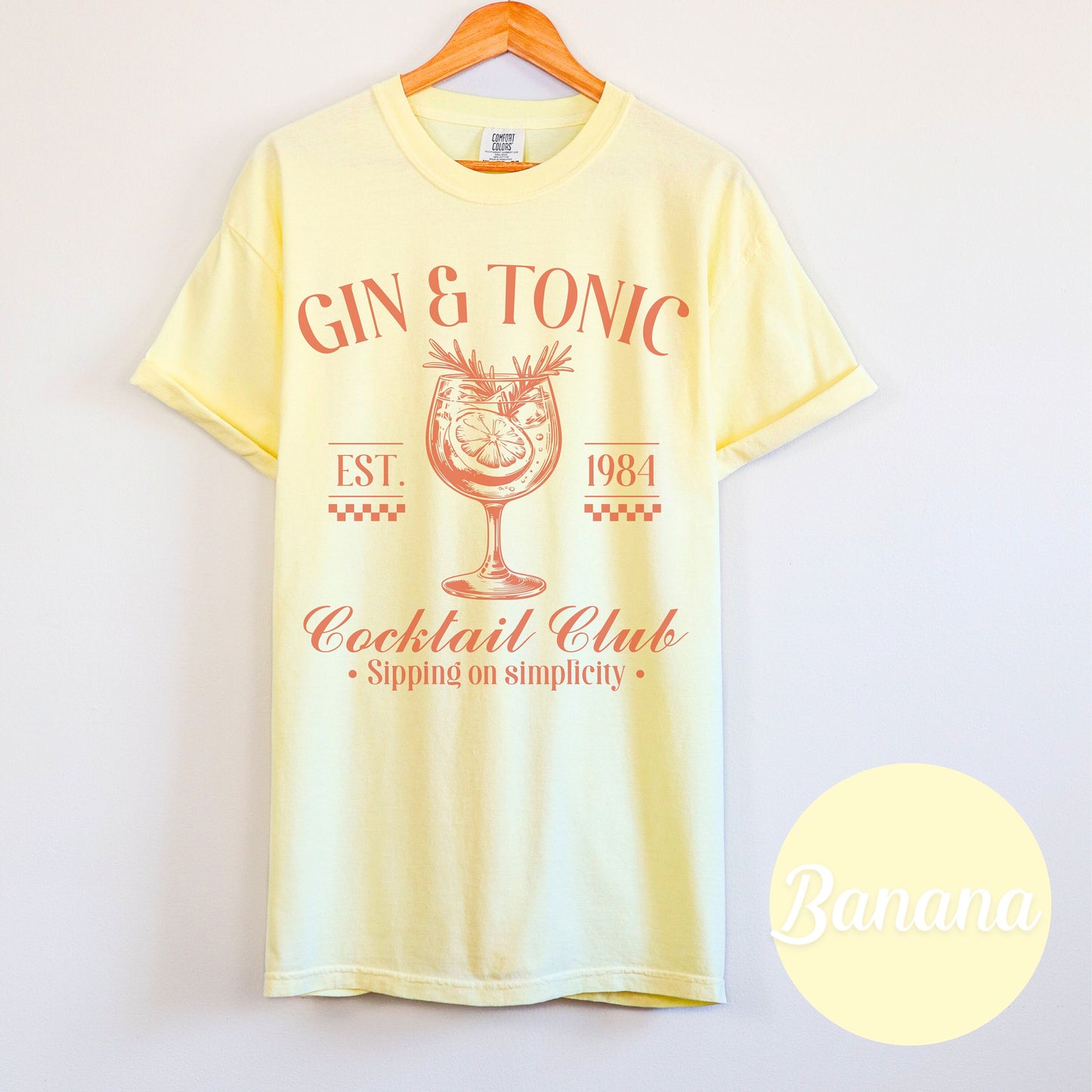 Gin and Tonic shirt, Bride Tees, Bachelorette Party Cocktail Social Club Shirt, On Cloud 9 Shirt, Aesthetic Gifts, Cocktail themed Shirt