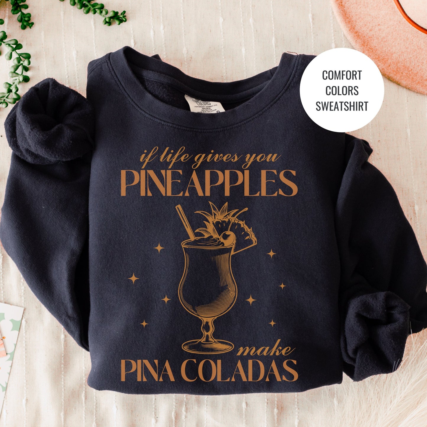 Pineapple Margs Lovers Gift, Pina Coladas Cocktail Sweatshirt, Champagne Cocktail Social Club Shirt, On Cloud 9 Crewneck, Aesthetic Crewneck