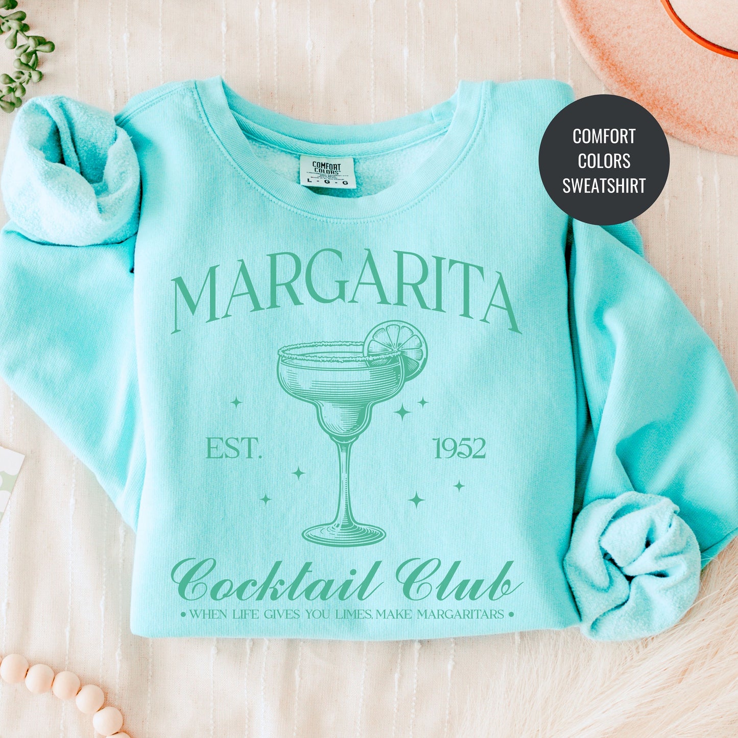 Classic Margarita Sweatshirt, Matching Cruise Sweatshirts, Bachelorette Social Club Shirt, On Cloud 9 Crewneck, Aesthetic Margs Crewneck