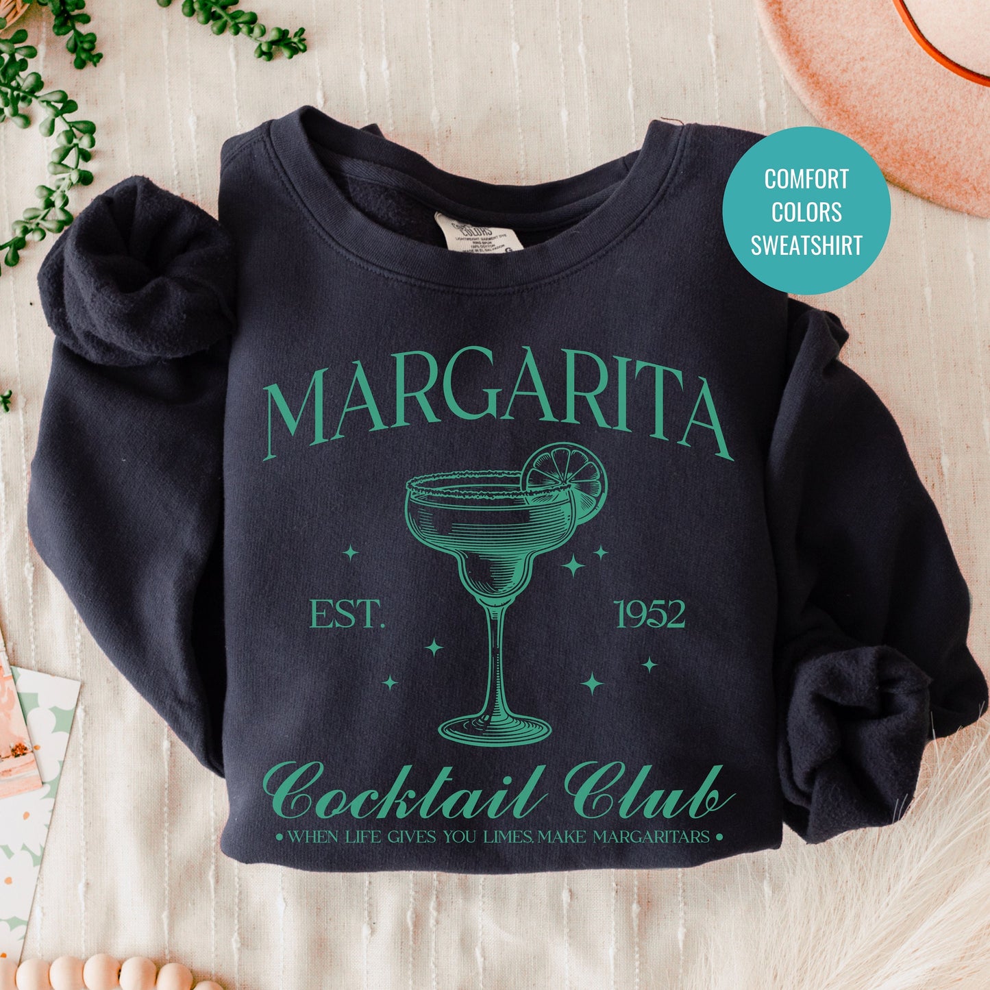 Classic Margarita Sweatshirt, Matching Cruise Sweatshirts, Bachelorette Social Club Shirt, On Cloud 9 Crewneck, Aesthetic Margs Crewneck